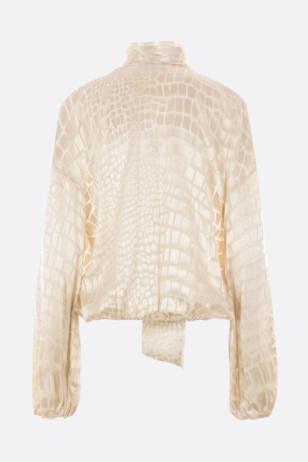 BLUMARINE Blusa In Tessuto Devoré