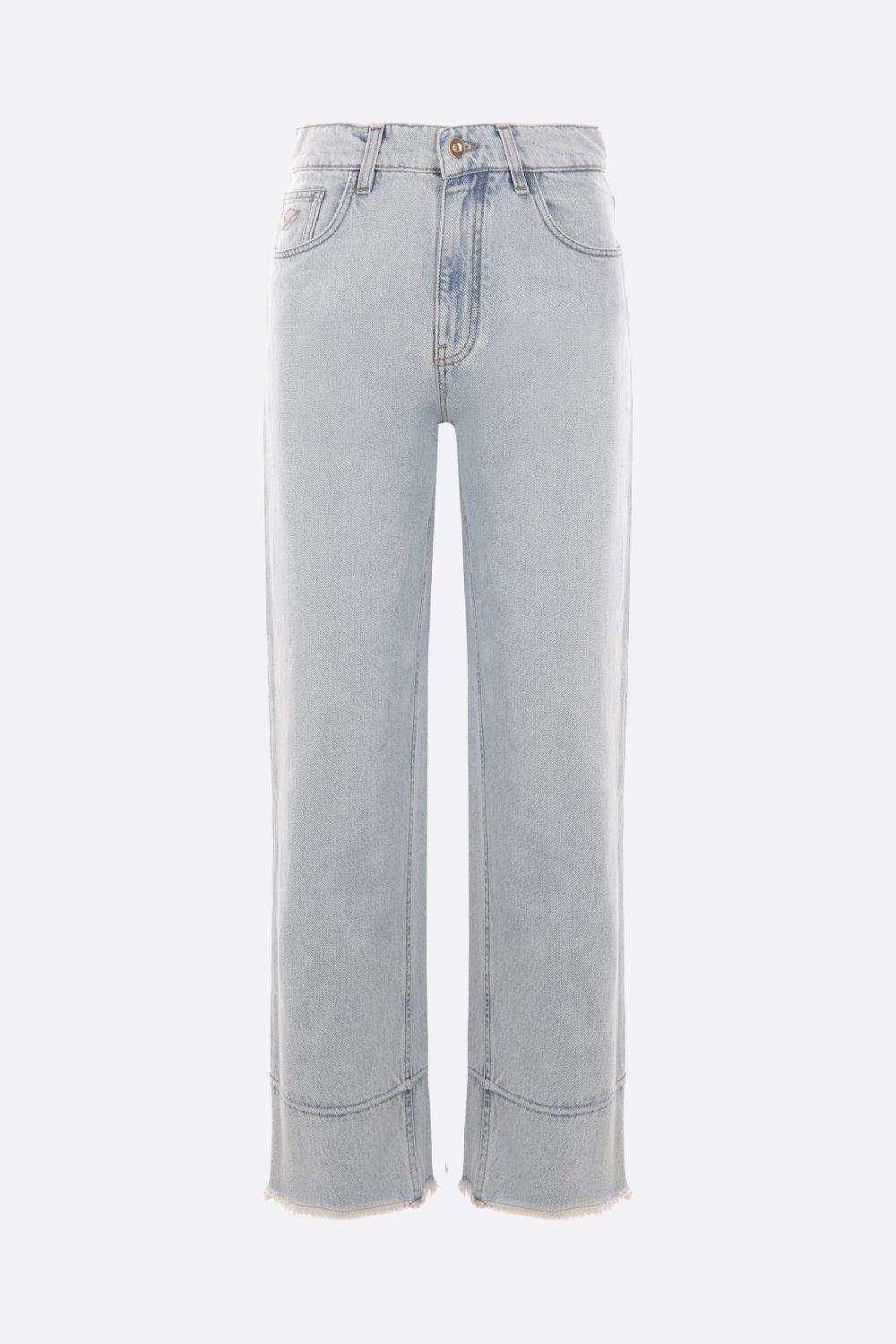 BLUMARINE jeans cropped in denim