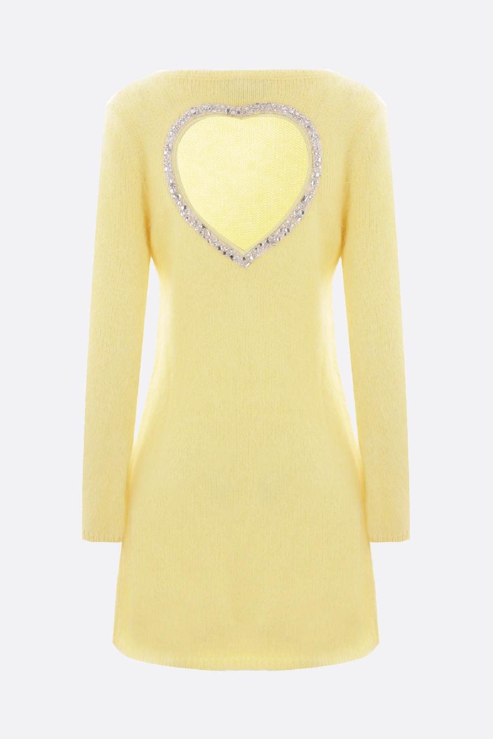 BLUMARINE Miniabito In Maglia Con Cuore