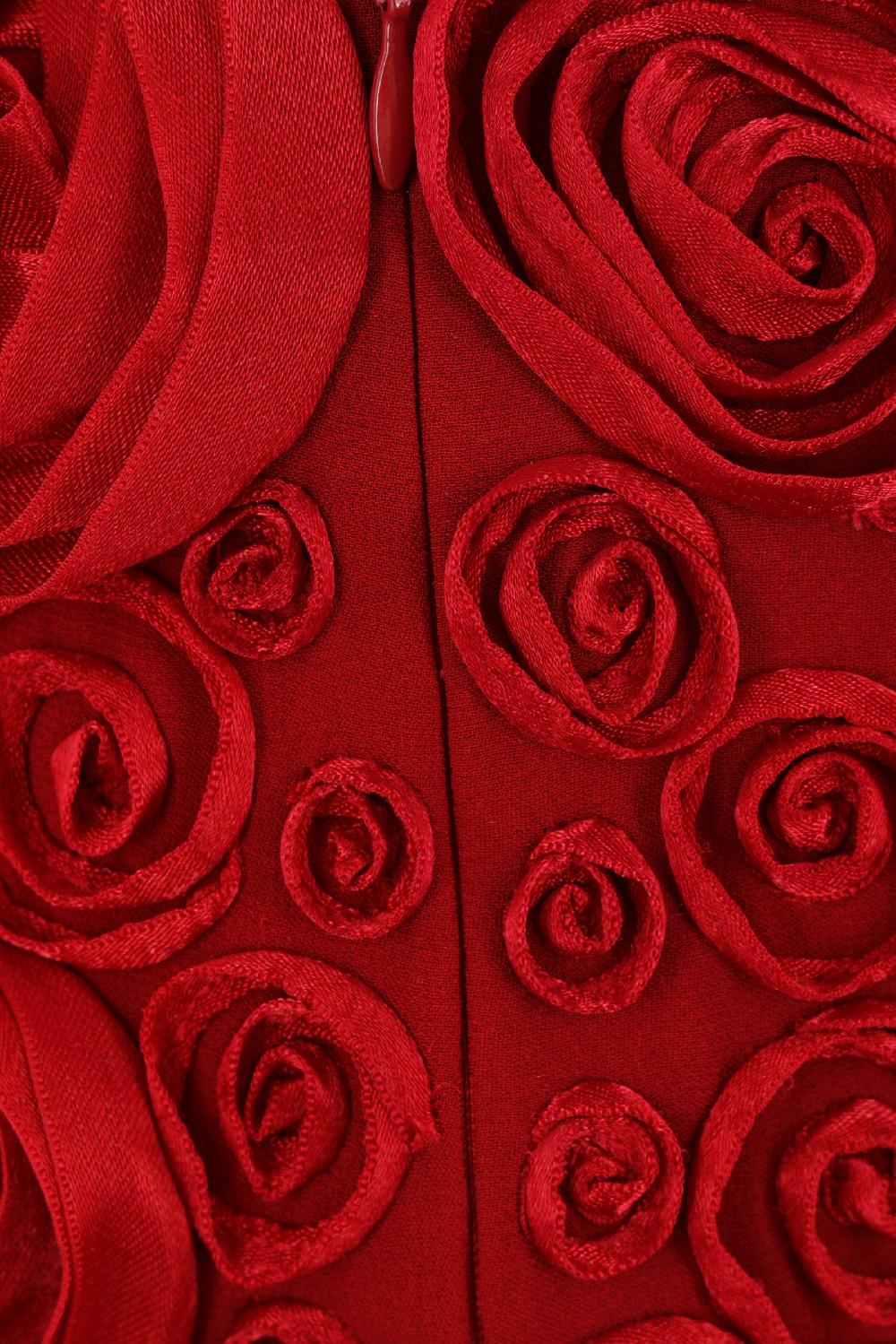 BLUMARINE Minigonna In Crepe De Chine Ricamo Rose