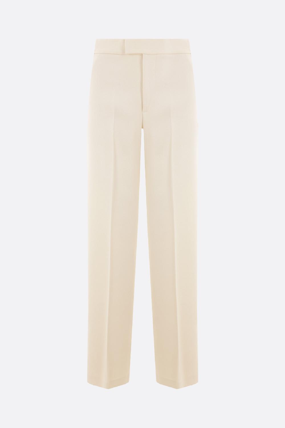 BLUMARINE Pantalone Palazzo In Cady Stretch