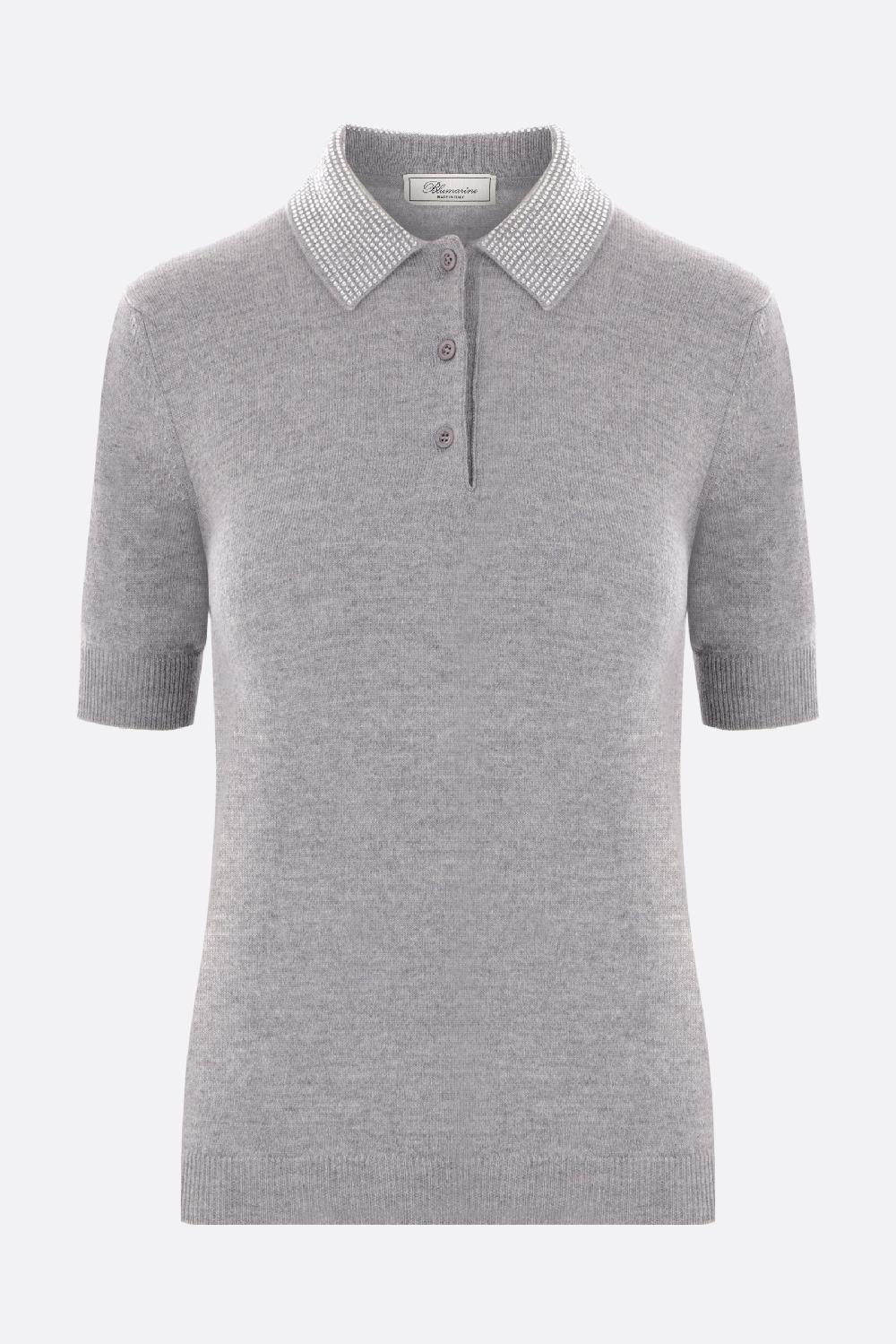 BLUMARINE polo in lana e cashmere