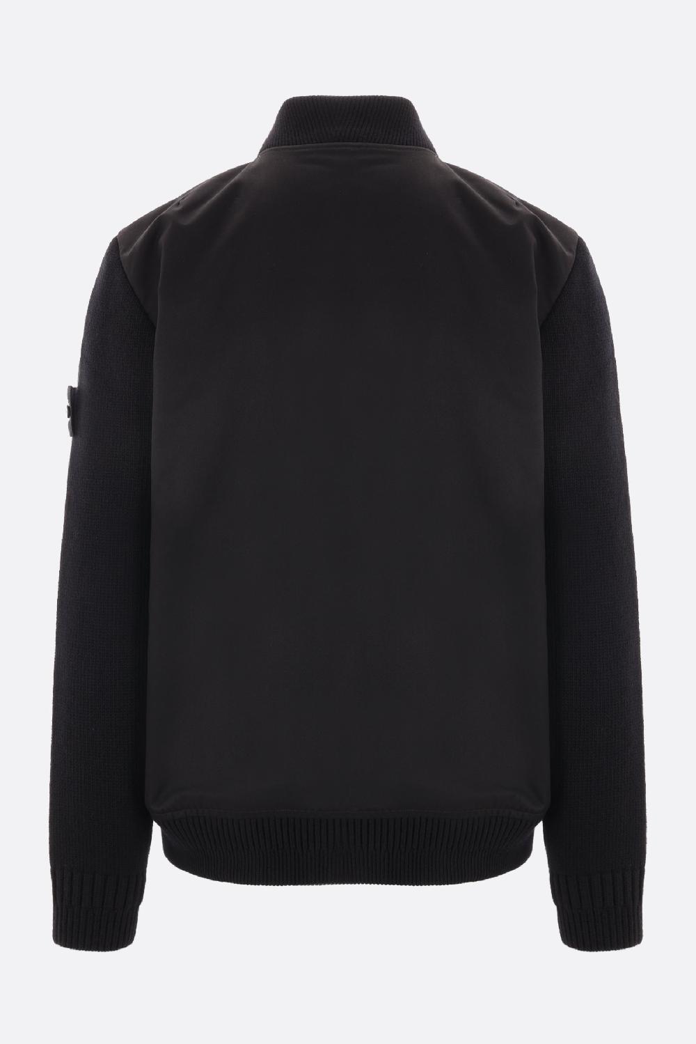 STONE ISLAND Bomber Imbottito Ghost In Performance Twill Wool