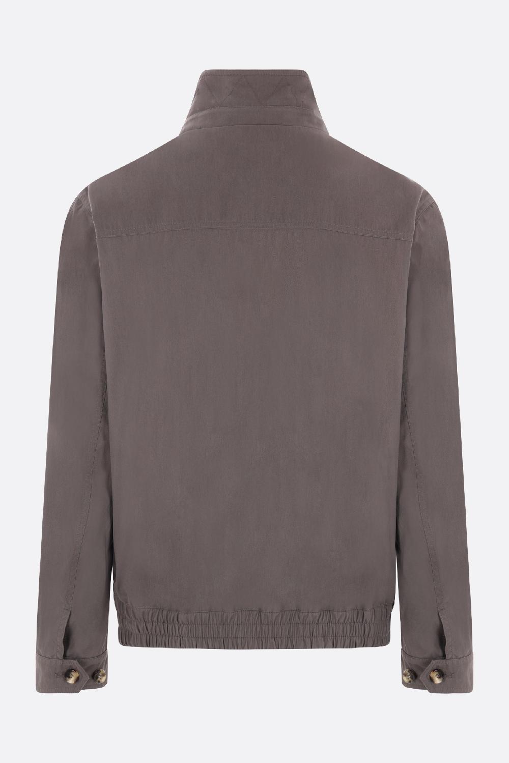 BRUNELLO CUCINELLI Bomber In Gabardine Di Cotone Techno