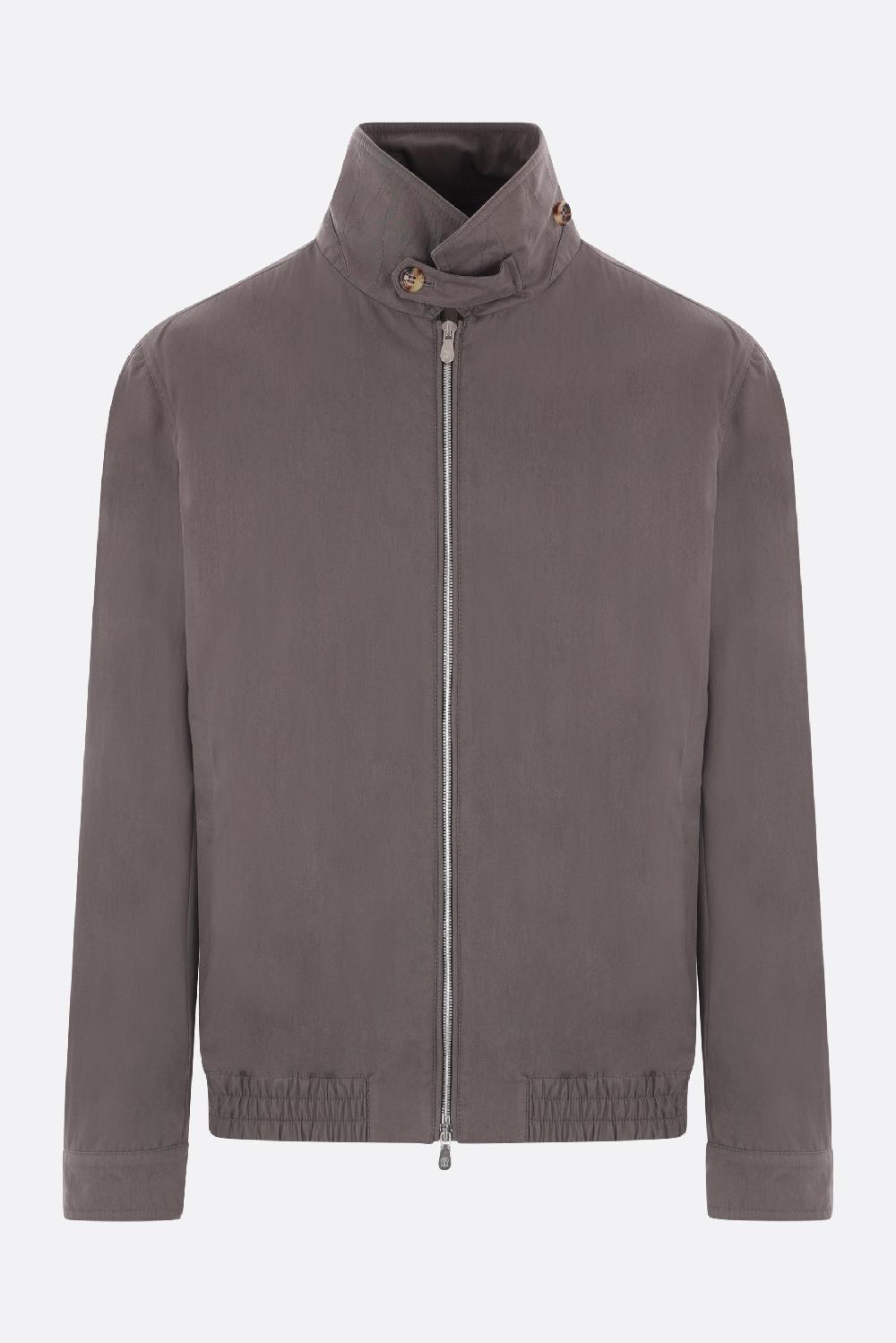 BRUNELLO CUCINELLI Bomber In Gabardine Di Cotone Techno