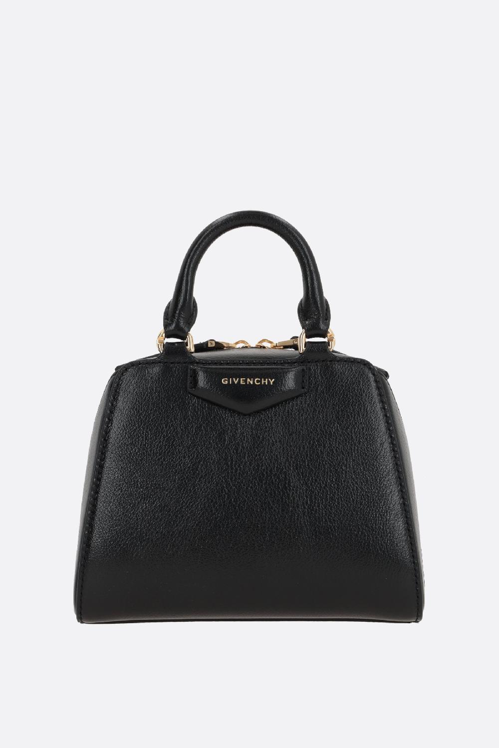 GIVENCHY borsa a mano Antigona Cube nano in pelle lucida