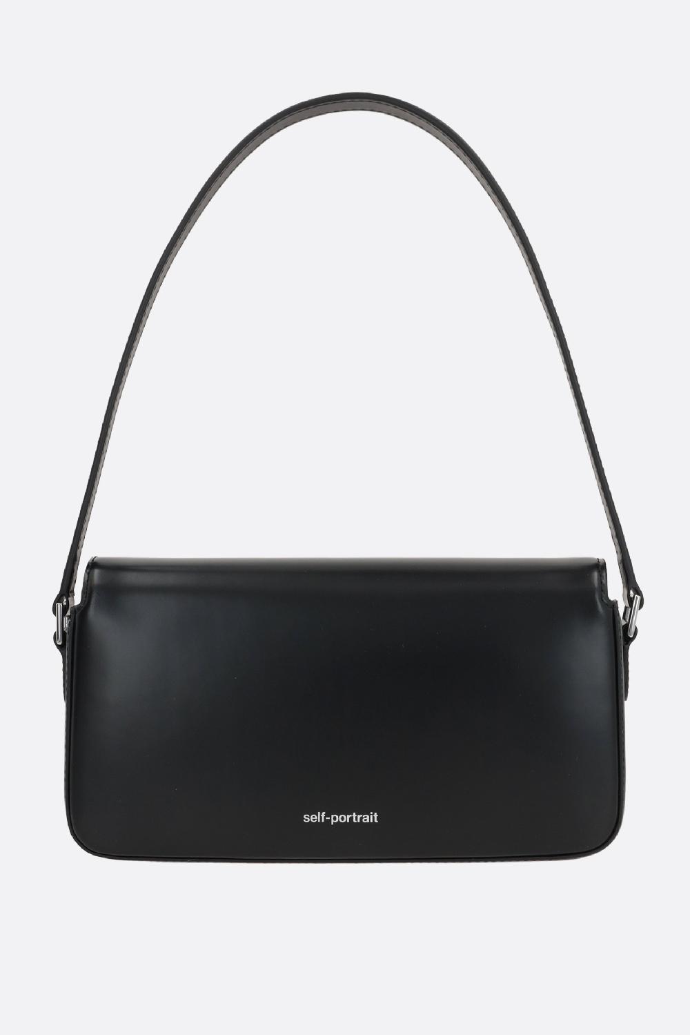 SELF PORTRAIT Borsa A Mano Baguette In Pelle Liscia