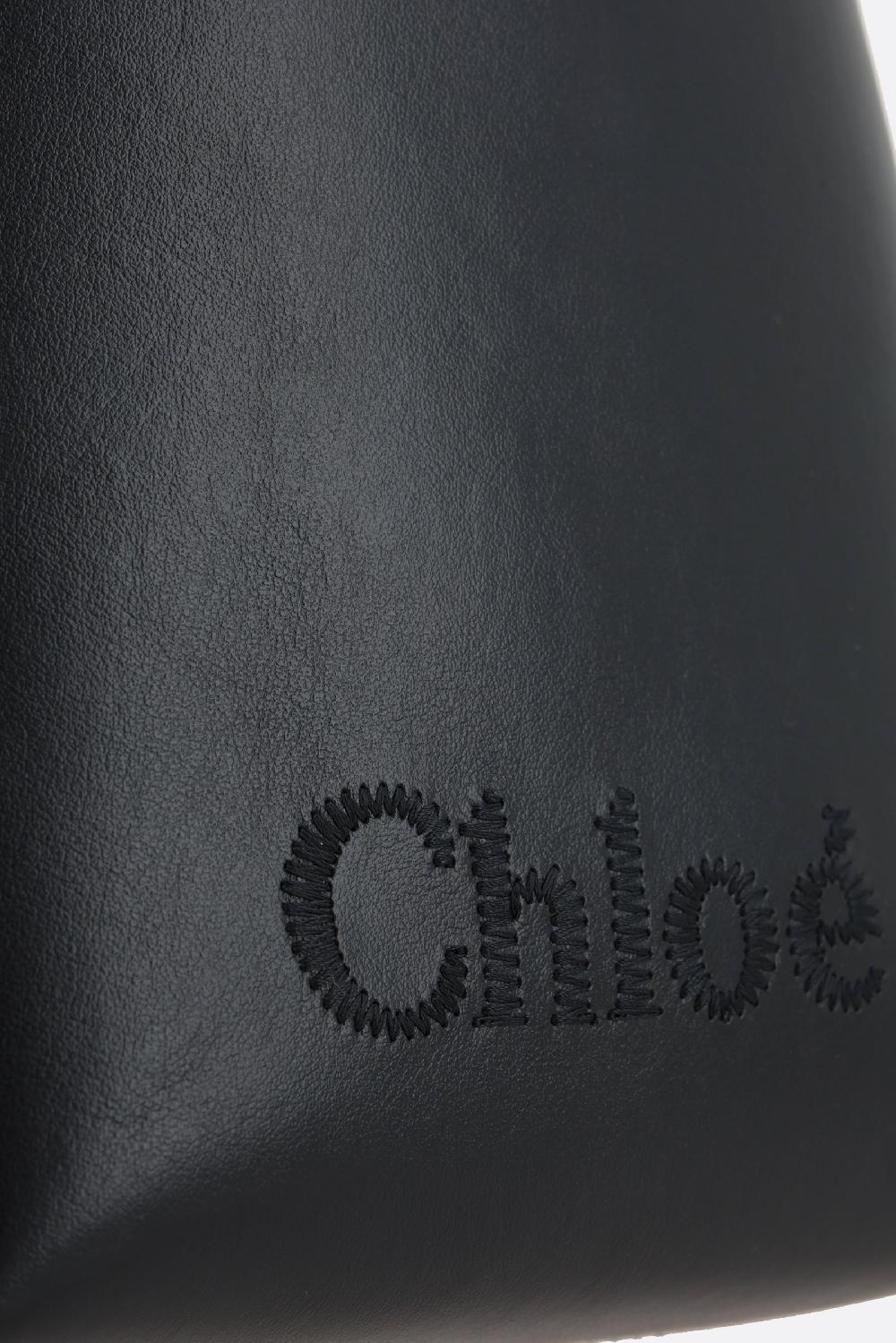 CHLOÉ Borsa A Mano Chloé Sense Micro In Pelle Liscia