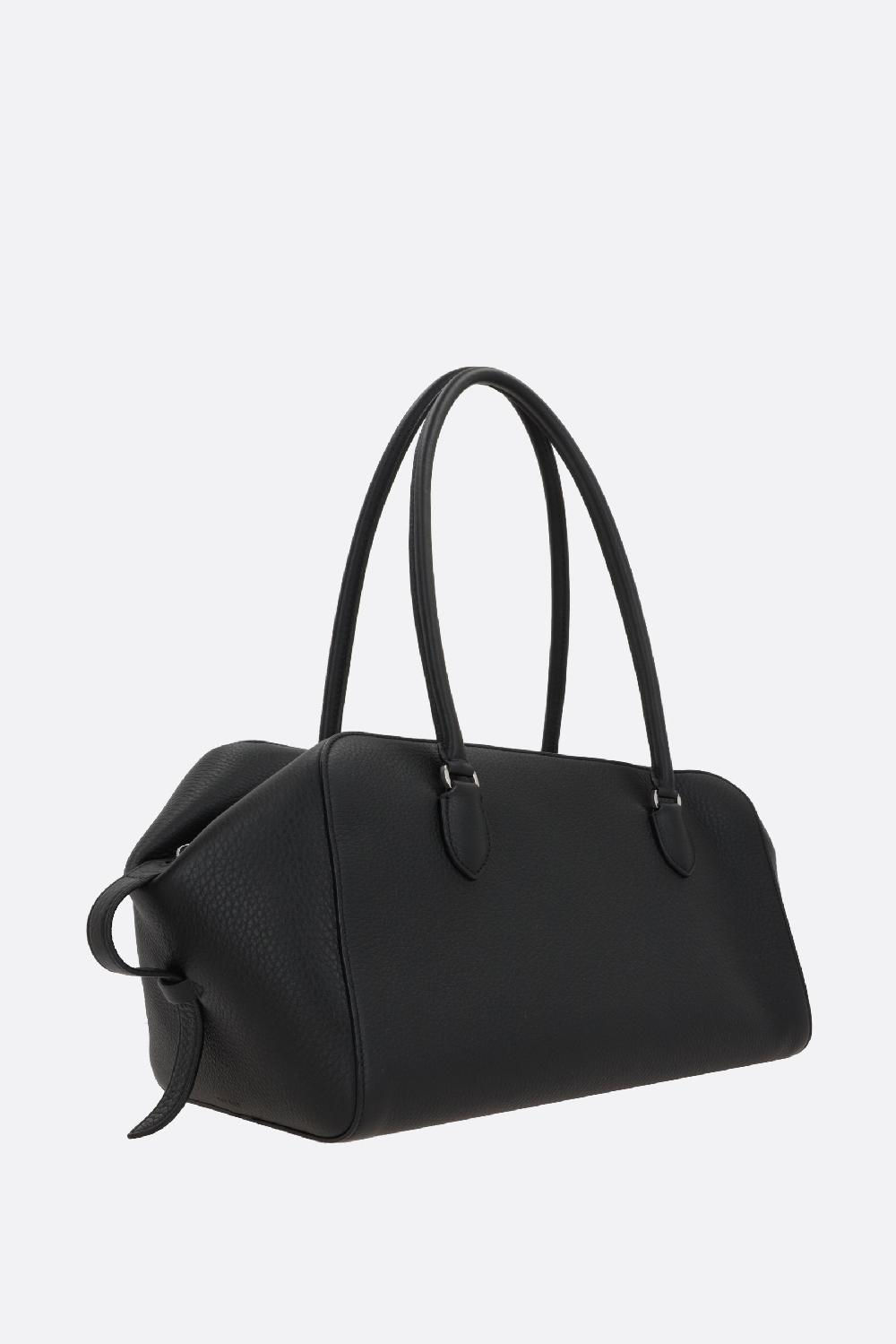 THE ROW Borsa A Mano EW Bowling In Pelle Martellata