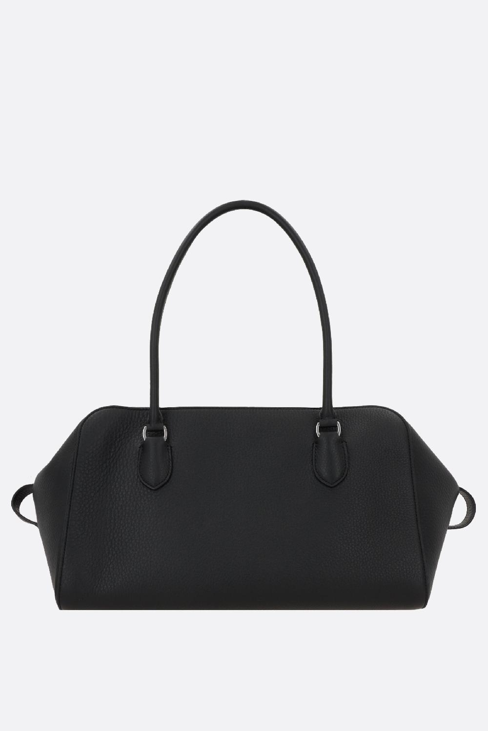 THE ROW Borsa A Mano EW Bowling In Pelle Martellata