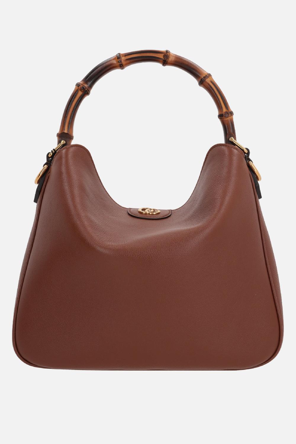 GUCCI borsa a mano Gucci Diana media in pelle martellata