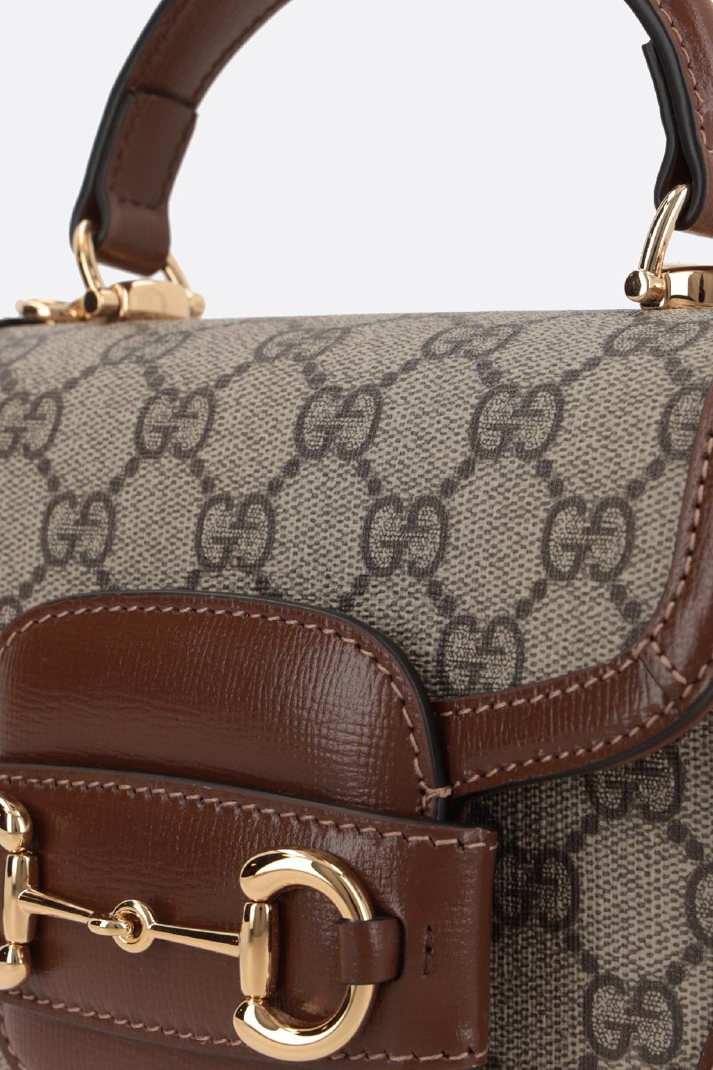 GUCCI Borsa A Mano Gucci Horsebit 1955 Mini In Tessuto GG Supreme