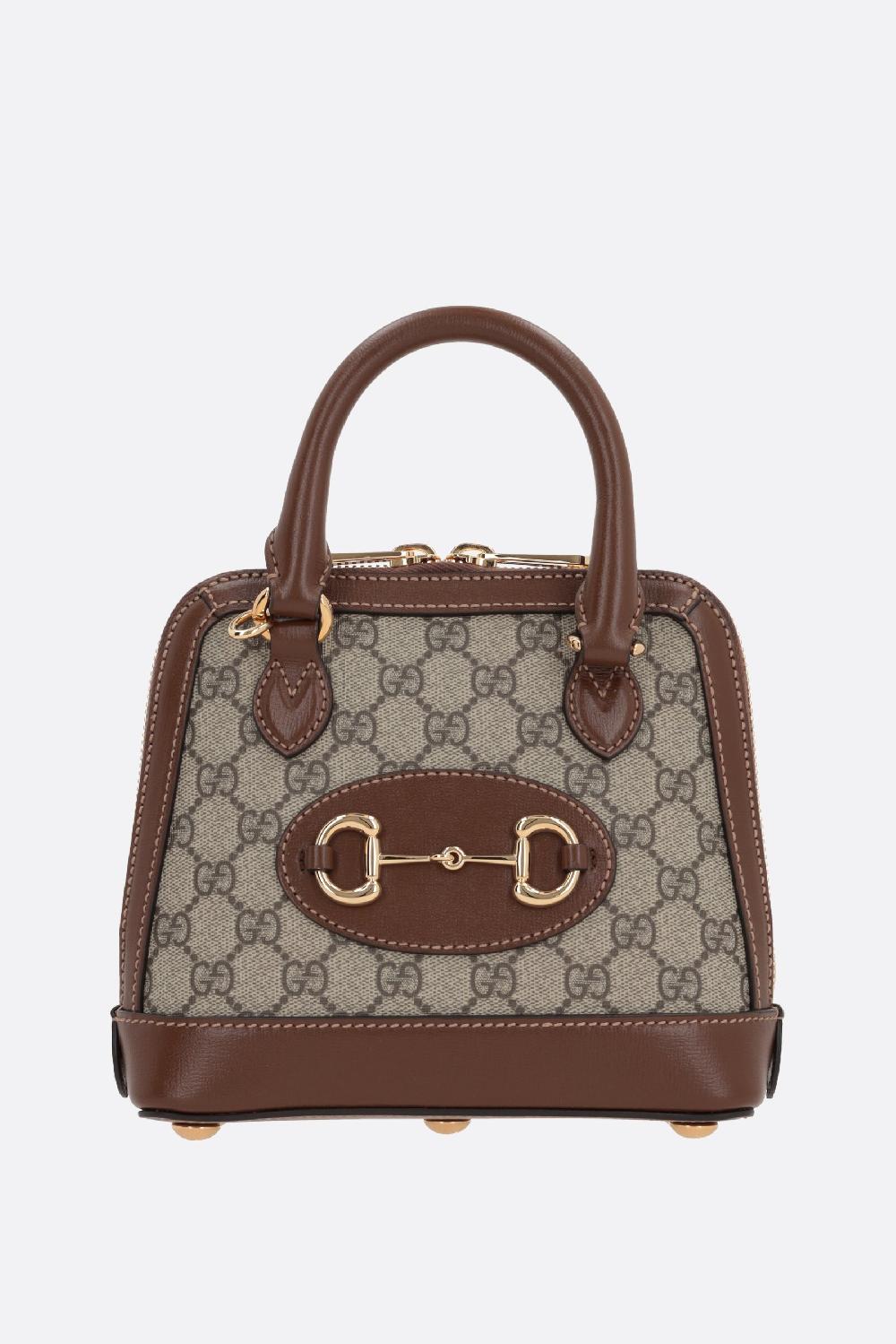GUCCI borsa a mano Gucci Horsebit 1955 mini in tessuto GG Supreme