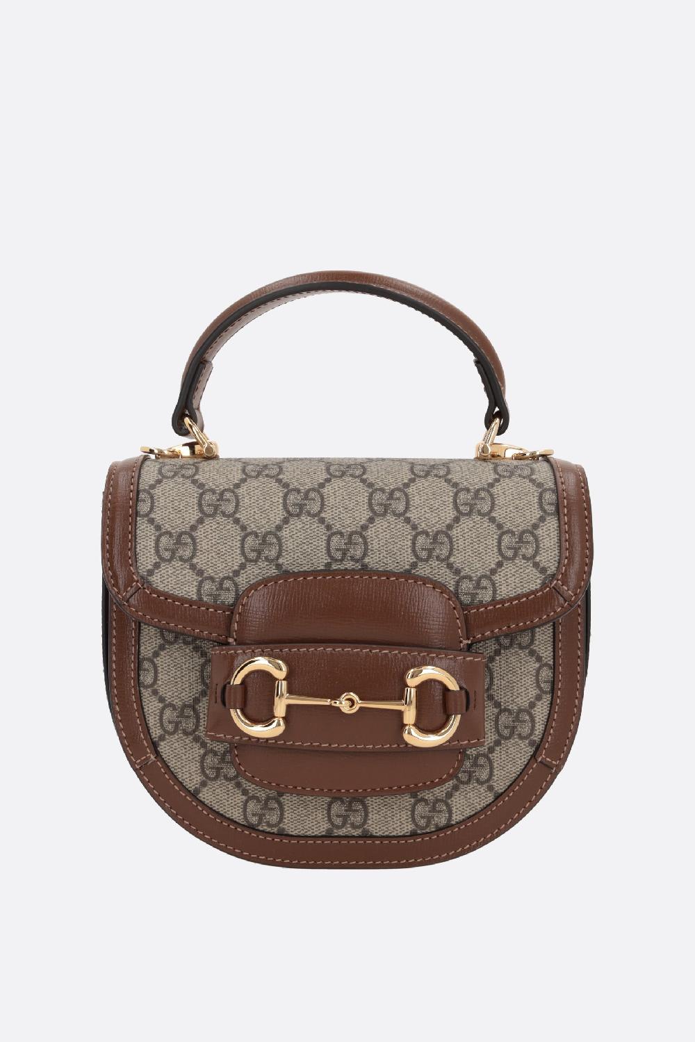 GUCCI borsa a mano Gucci Horsebit 1955 mini in tessuto GG Supreme
