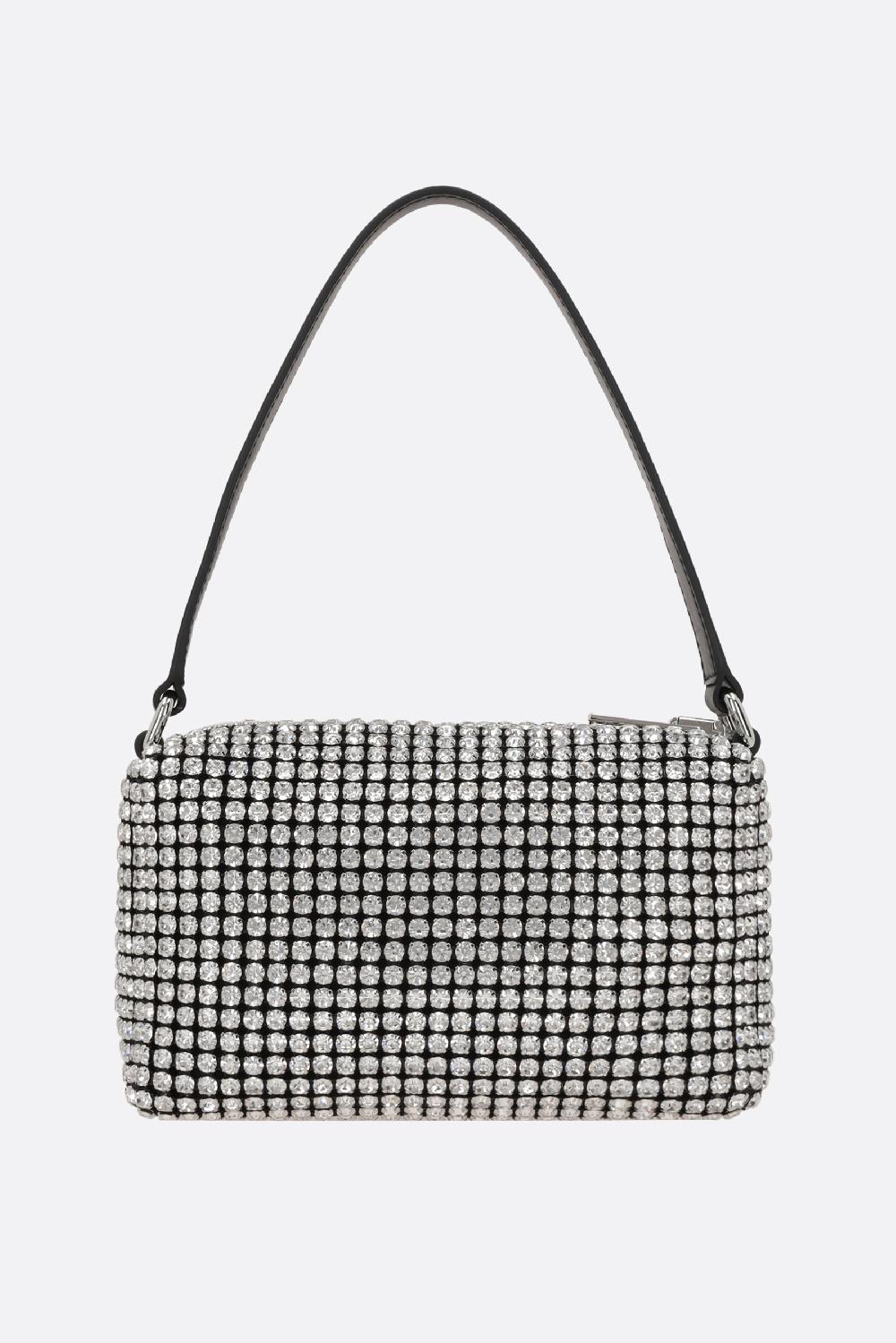 ALEXANDER WANG Borsa A Mano Heiress Media In Rete Con Strass