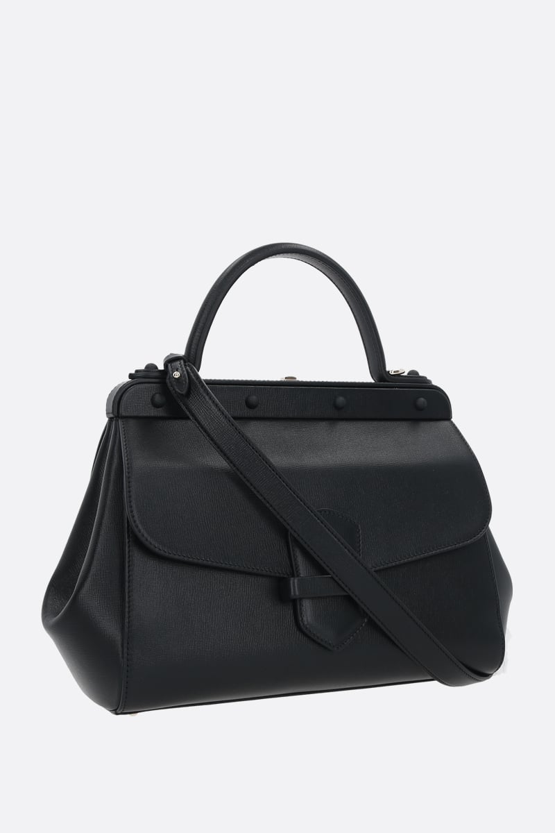 FRANZI Borsa A Mano Margherita Media In Pelle Texturizzata