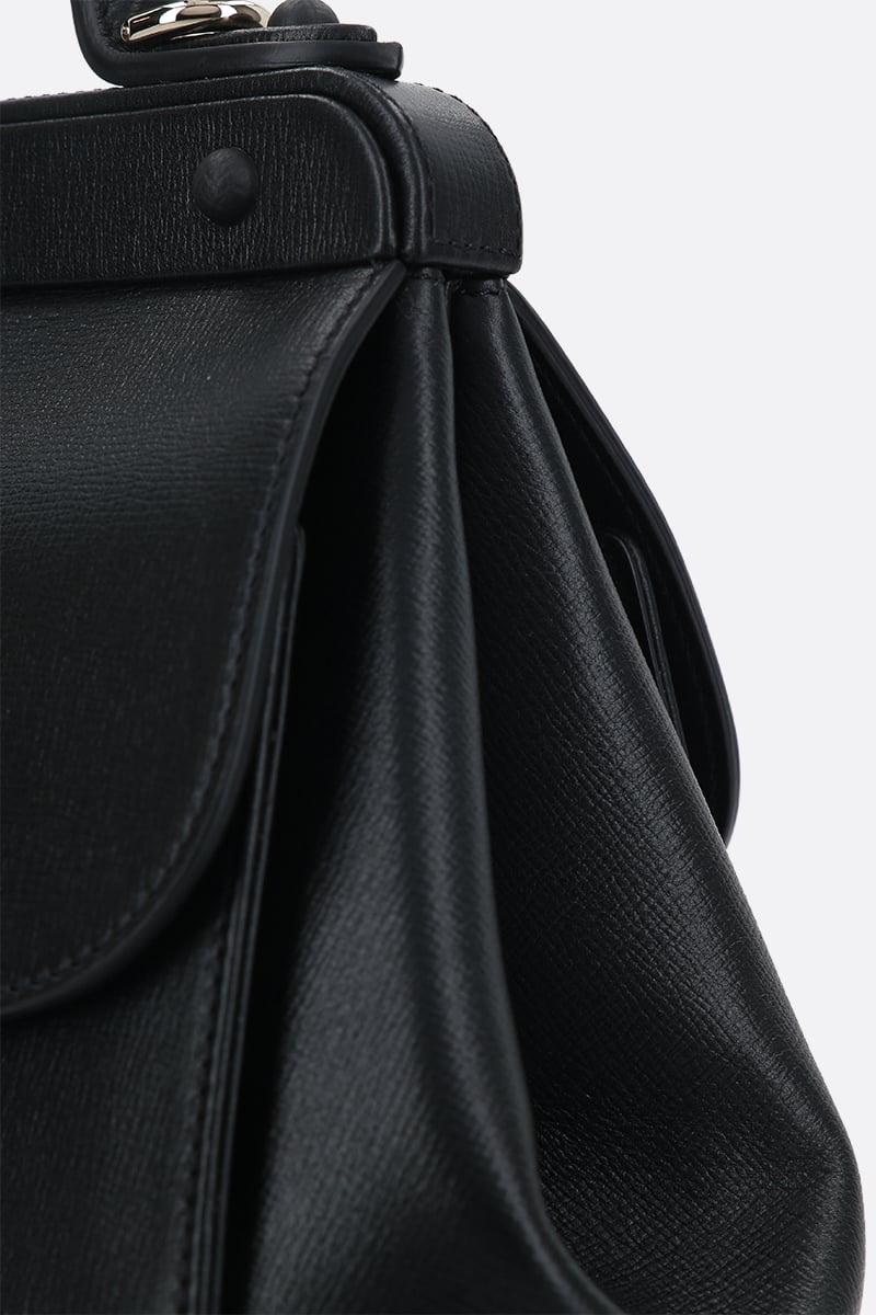 FRANZI Borsa A Mano Margherita Media In Pelle Texturizzata