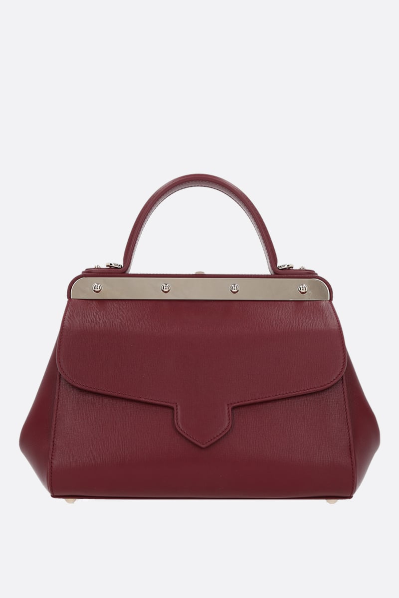 FRANZI Borsa A Mano Margherita Media In Pelle Texturizzata