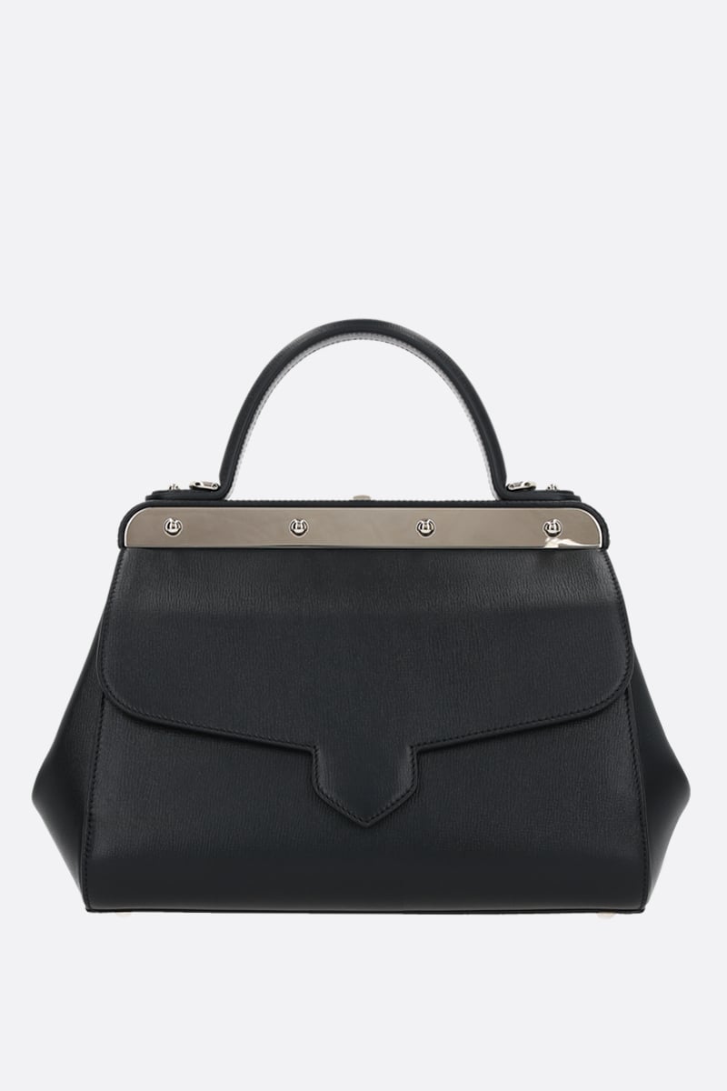 FRANZI Borsa A Mano Margherita Media In Pelle Texturizzata