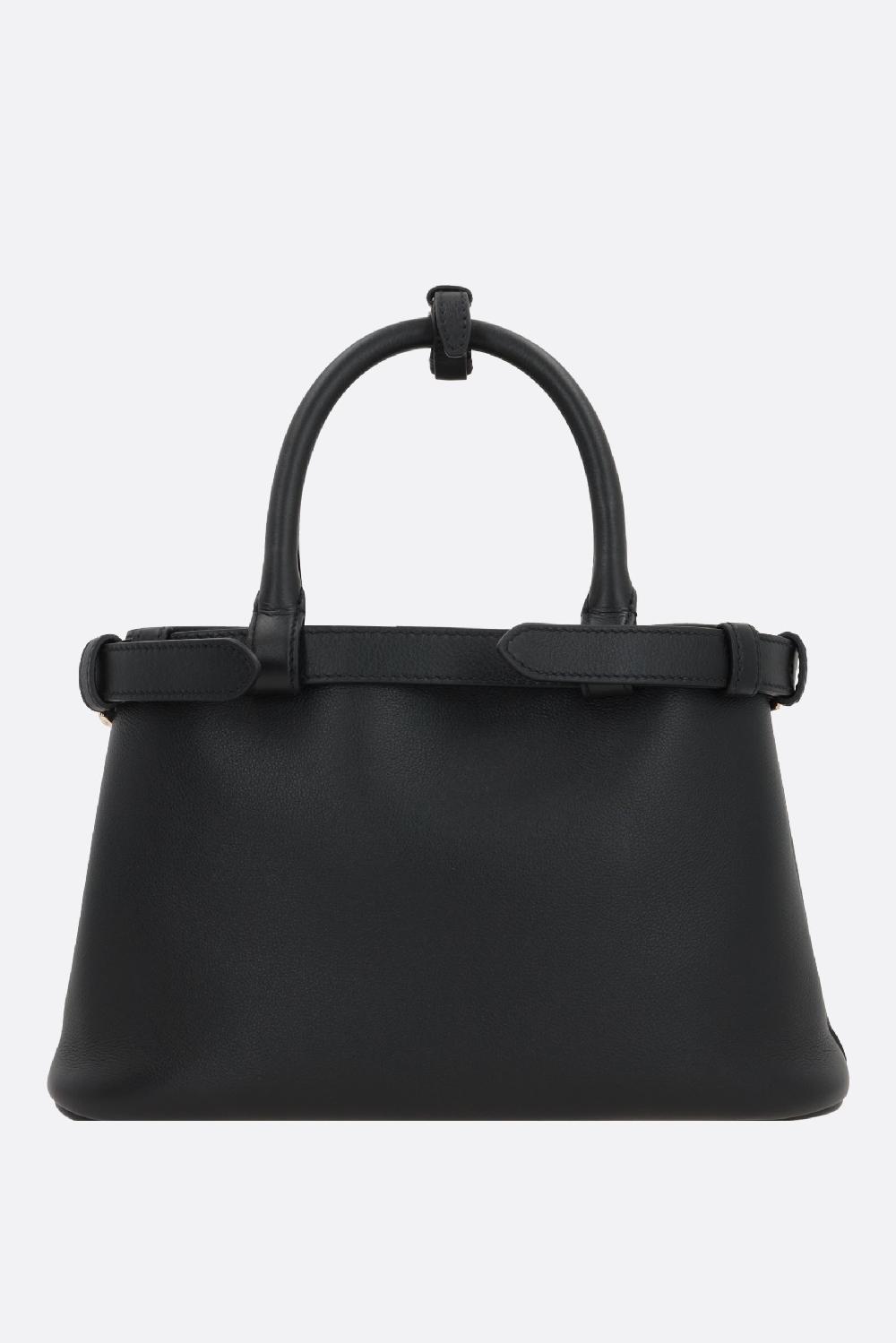 PRADA Borsa A Mano Prada Buckle Small In Pelle Martellata