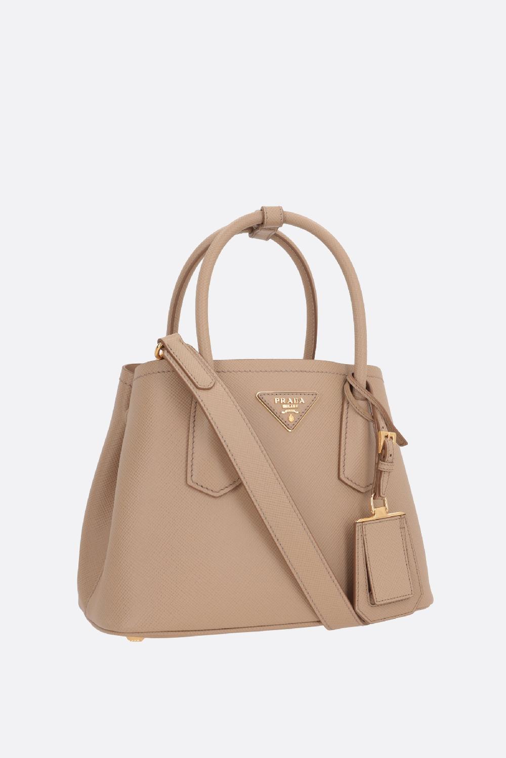 PRADA Borsa A Mano Prada Double Mini In Pelle Saffiano