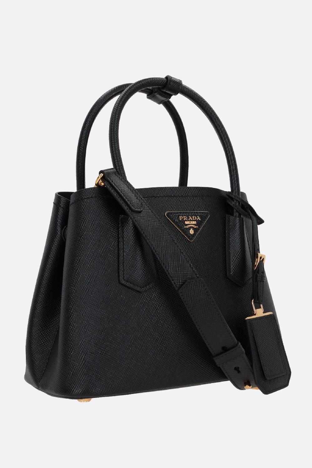 PRADA Borsa A Mano Prada Double Mini In Pelle Saffiano