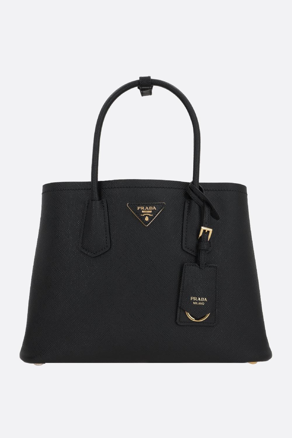 PRADA borsa a mano Prada Double small in pelle Saffiano