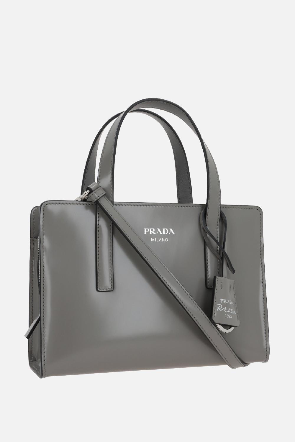 PRADA Borsa A Mano Prada Re-Edition 1995 Mini In Pelle Spazzolata