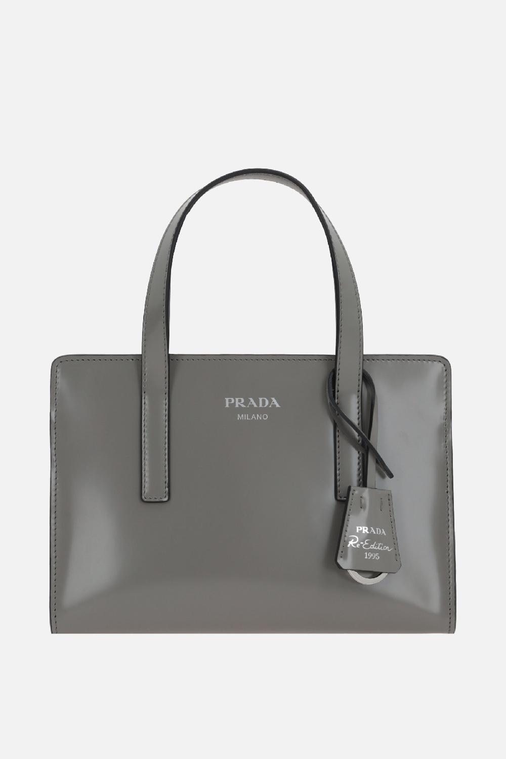 PRADA borsa a mano Prada Re-Edition 1995 mini in pelle spazzolata
