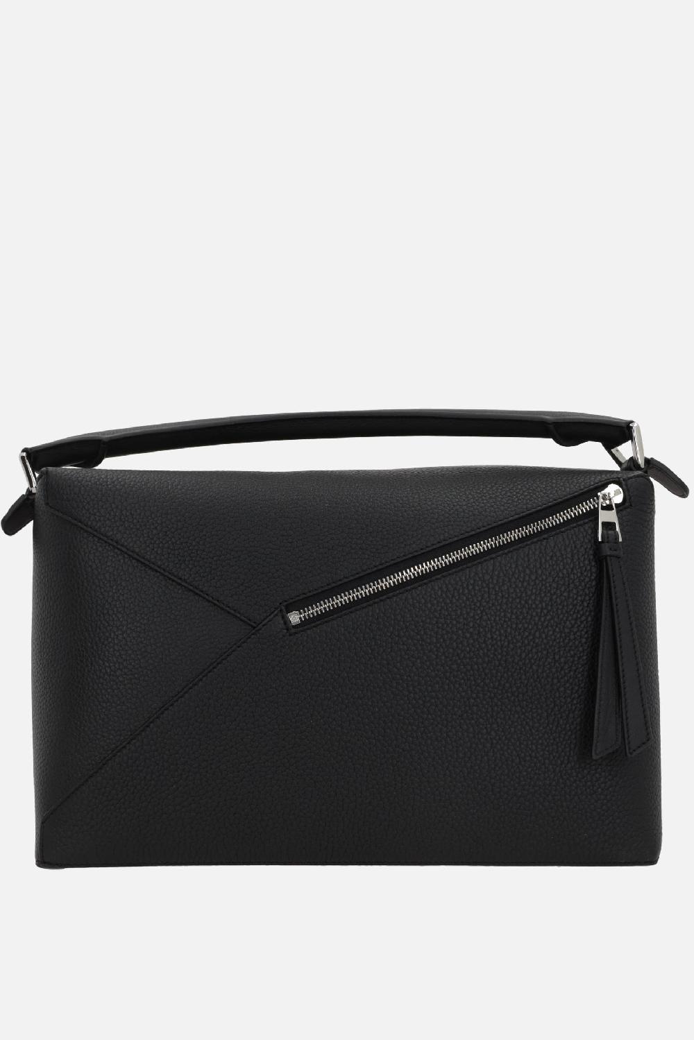 LOEWE Borsa A Mano Puzzle Large In Pelle Martellata