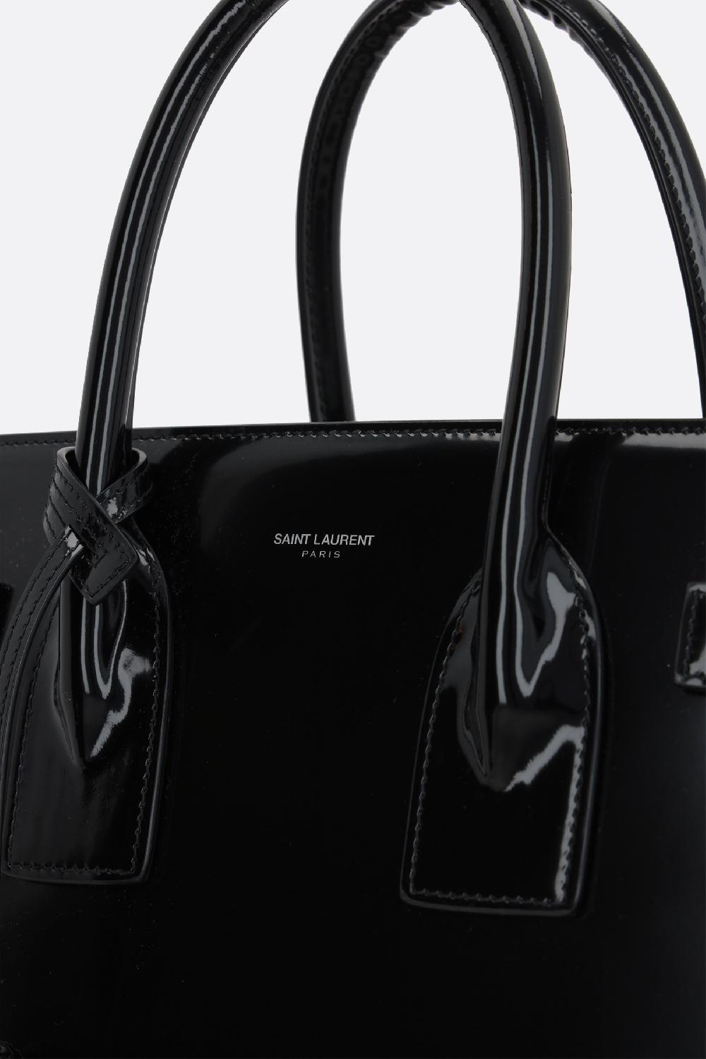 SAINT LAURENT Borsa A Mano Sac De Jour Small In Pelle Spazzolata