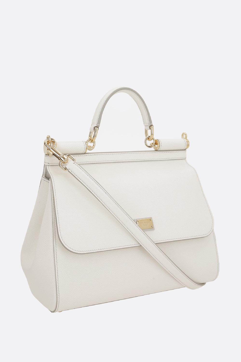 DOLCE & GABBANA Borsa A Mano Sicily Large In Pelle Dauphine