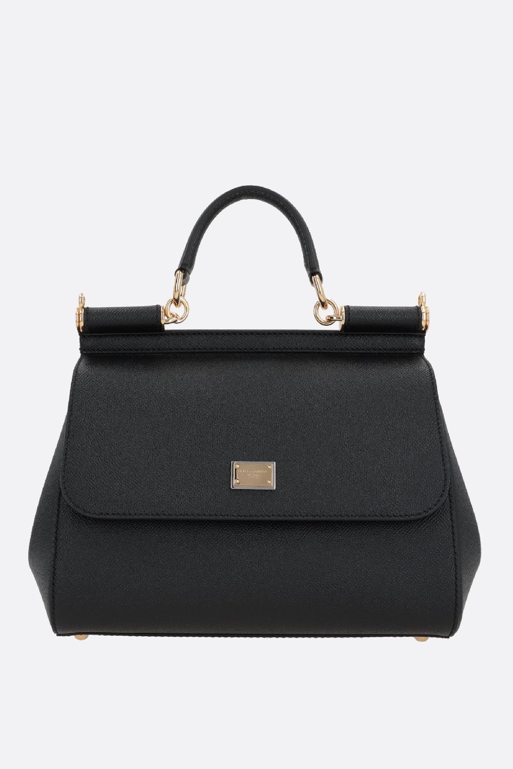 DOLCE & GABBANA borsa a mano Sicily large in pelle Dauphine