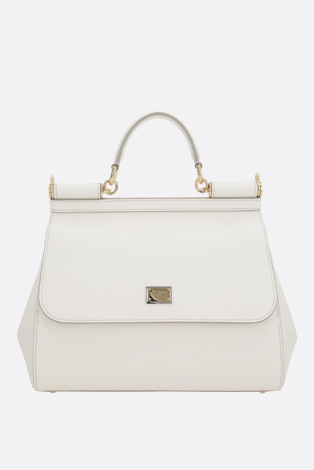 DOLCE & GABBANA borsa a mano Sicily large in pelle Dauphine