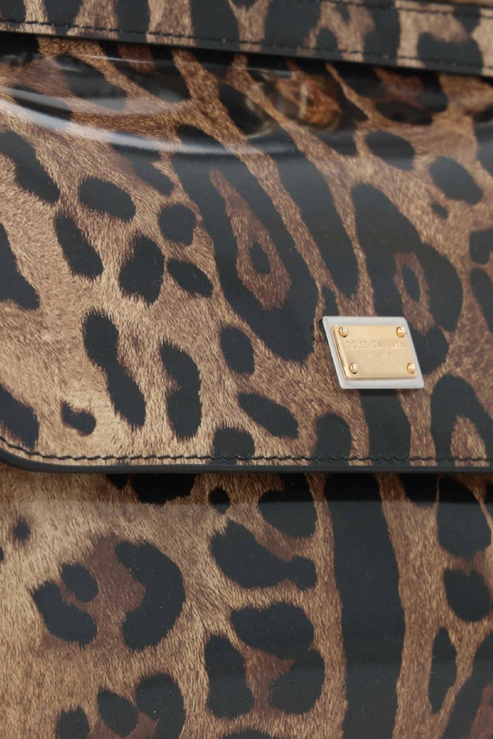 DOLCE & GABBANA Borsa A Mano Sicily Media In Pelle Lucida