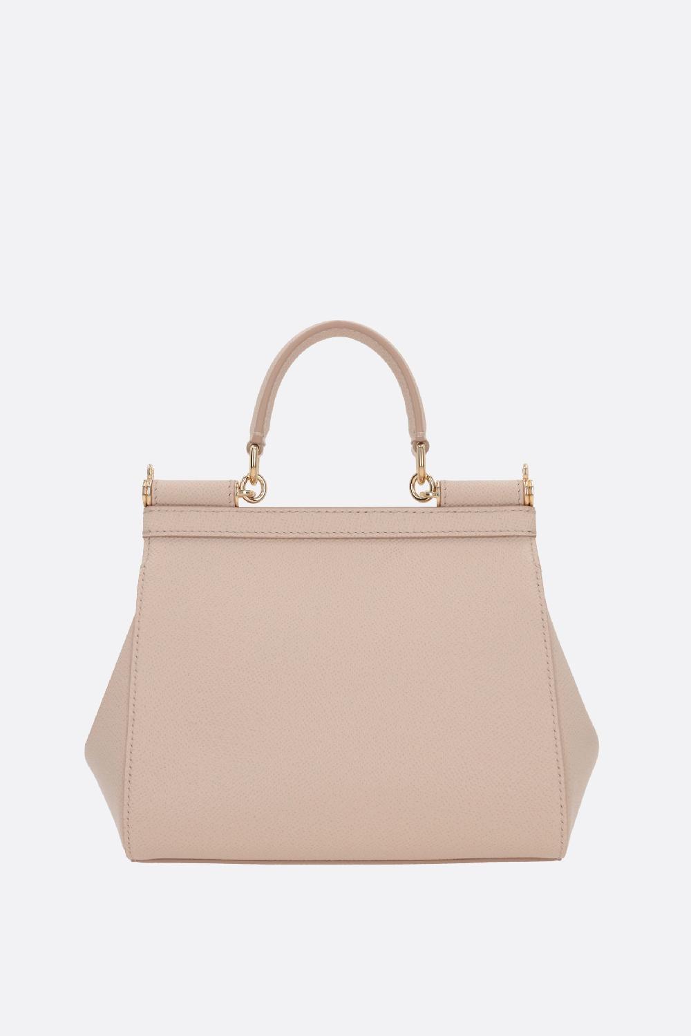 DOLCE & GABBANA Borsa A Mano Sicily Small In Pelle Dauphine