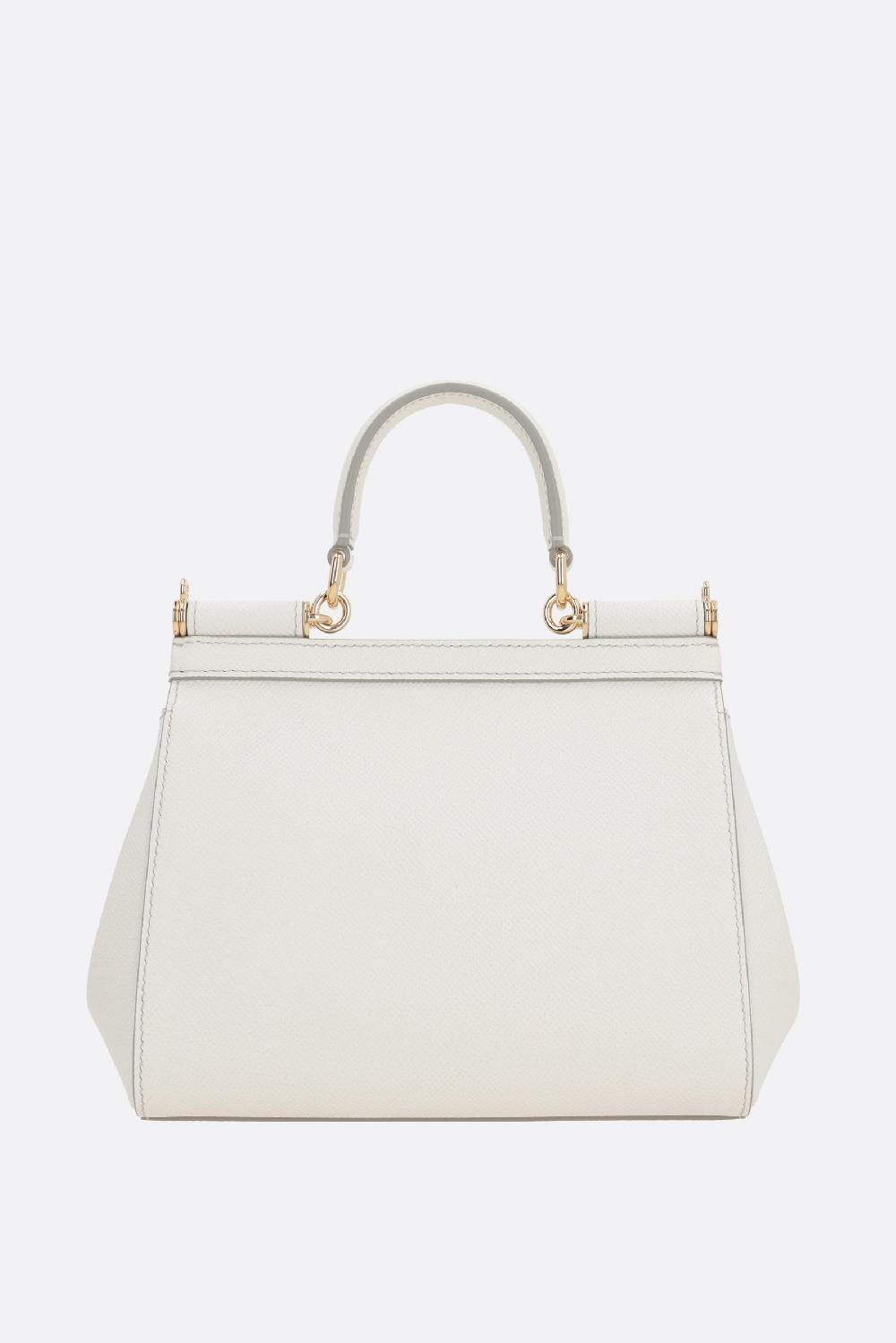 DOLCE & GABBANA Borsa A Mano Sicily Small In Pelle Dauphine