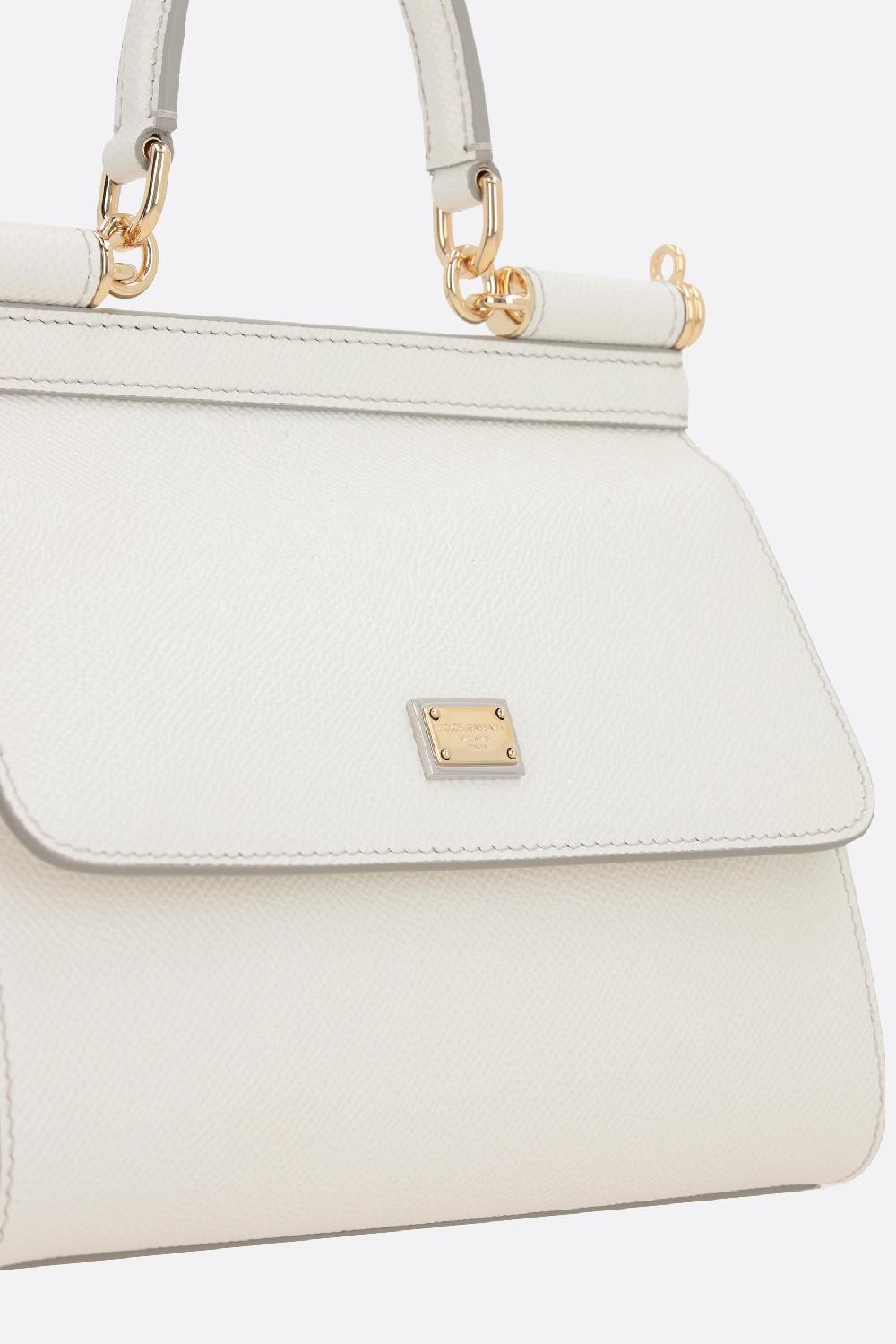 DOLCE & GABBANA Borsa A Mano Sicily Small In Pelle Dauphine