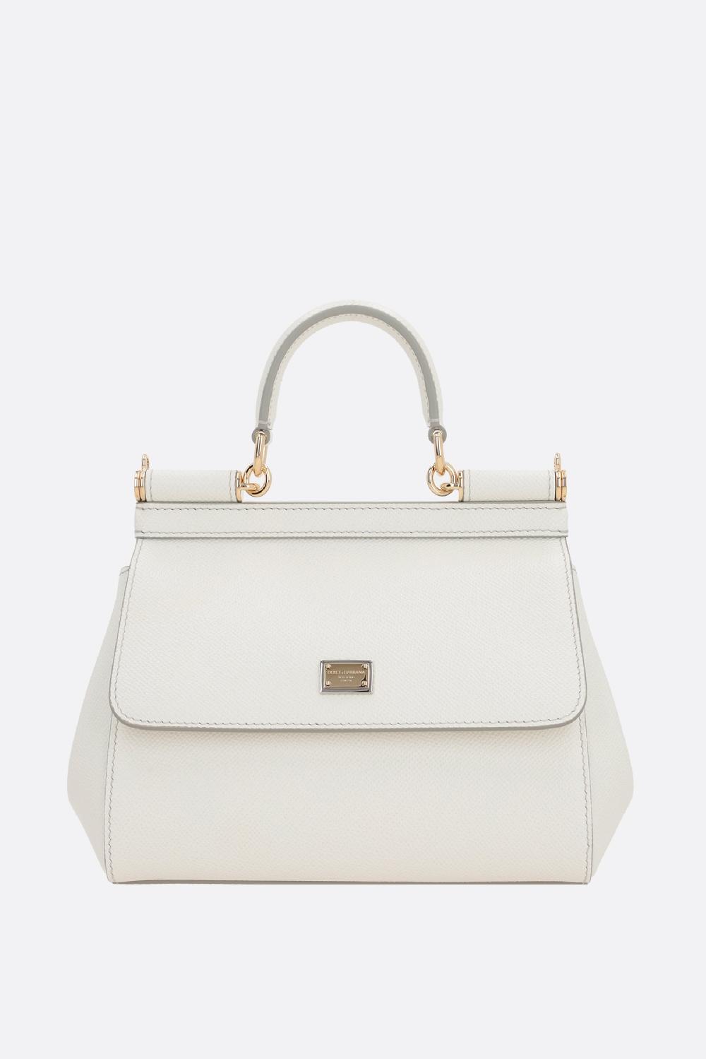 DOLCE & GABBANA borsa a mano Sicily small in pelle Dauphine