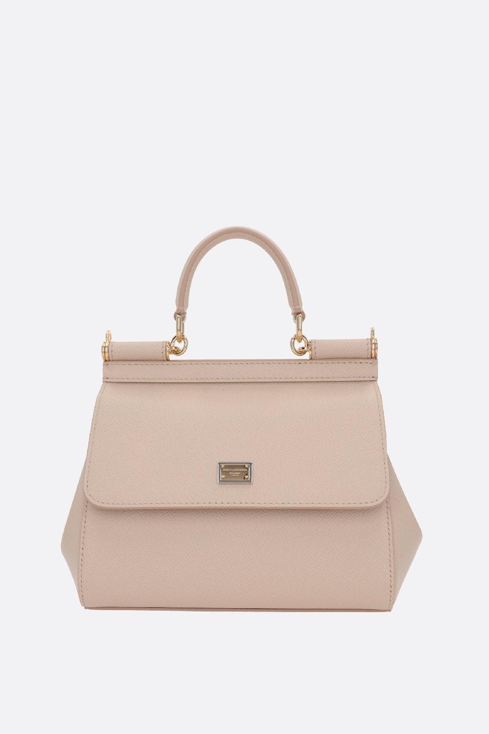 DOLCE & GABBANA borsa a mano Sicily small in pelle Dauphine