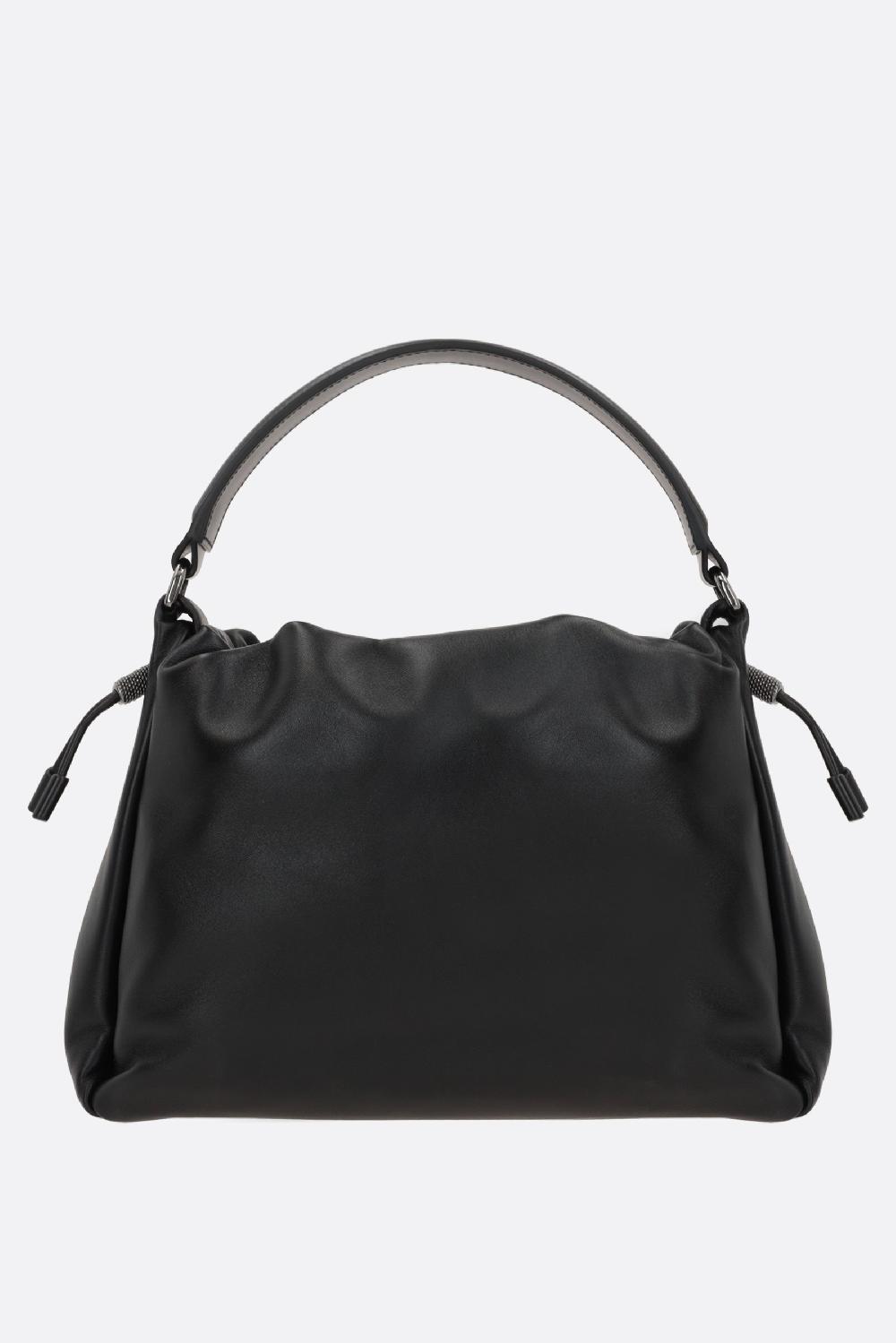 BRUNELLO CUCINELLI Borsa A Mano Small In Pelle Soft Con Monile