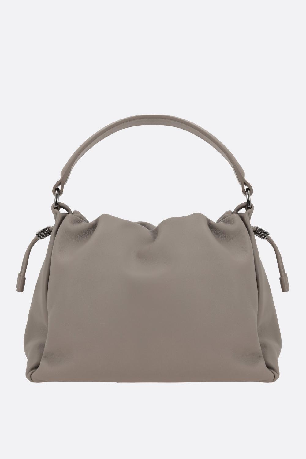 BRUNELLO CUCINELLI Borsa A Mano Small In Pelle Soft Con Monile