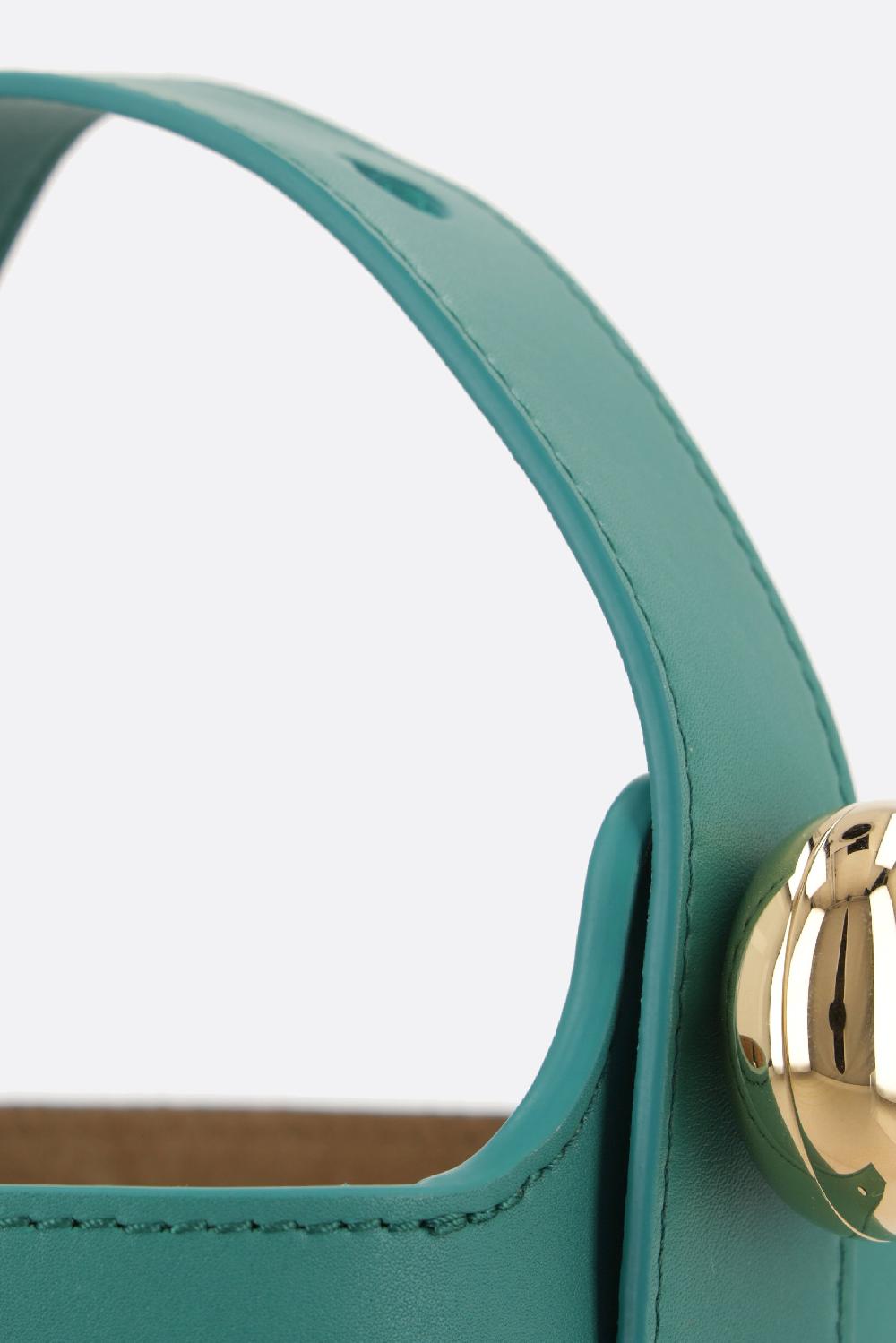 LOEWE Borsa A Secchiello Pebble Mini In Pelle Liscia