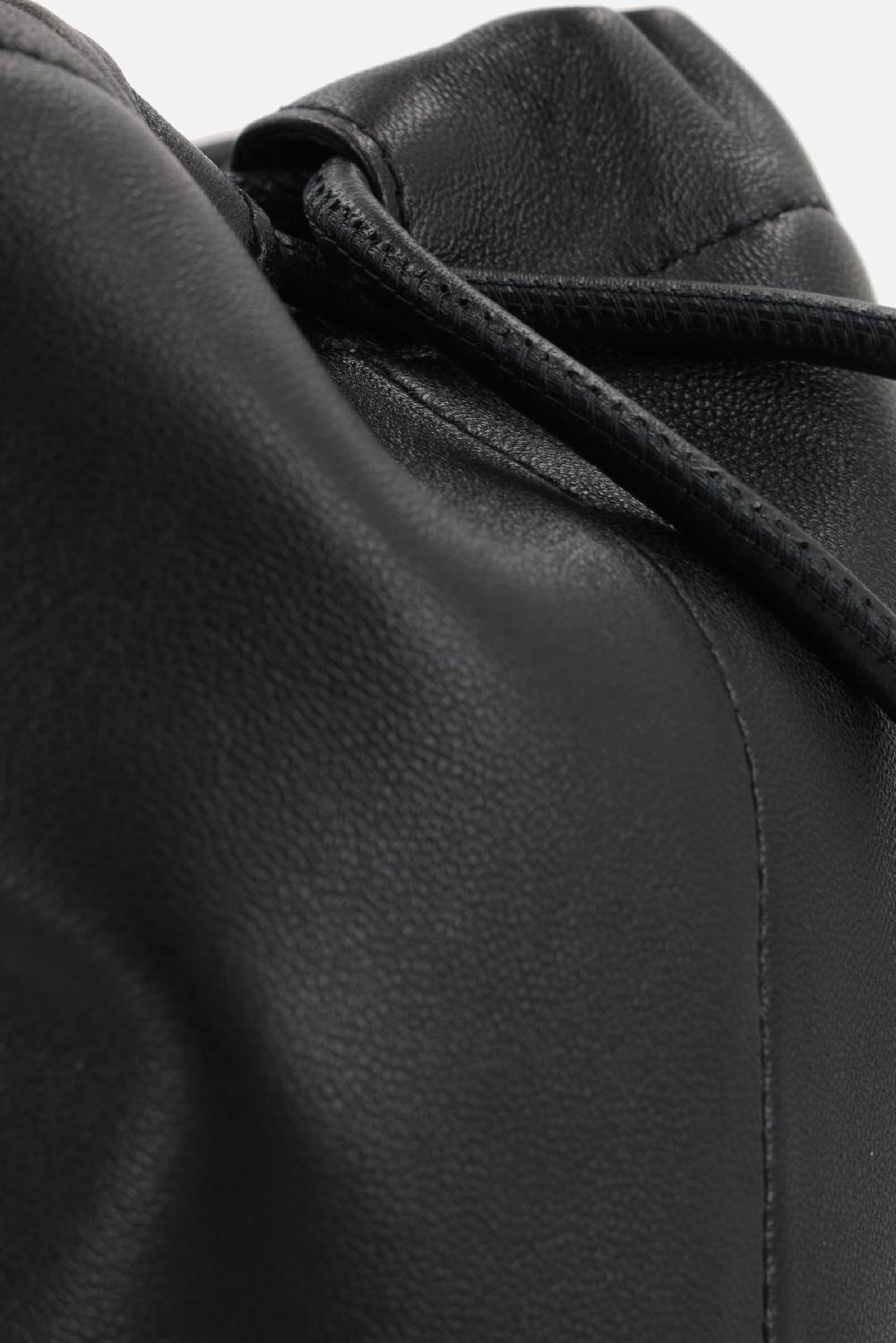 VALENTINO GARAVANI Borsa A Secchiello Vlogo Pouf Mini In Nappa