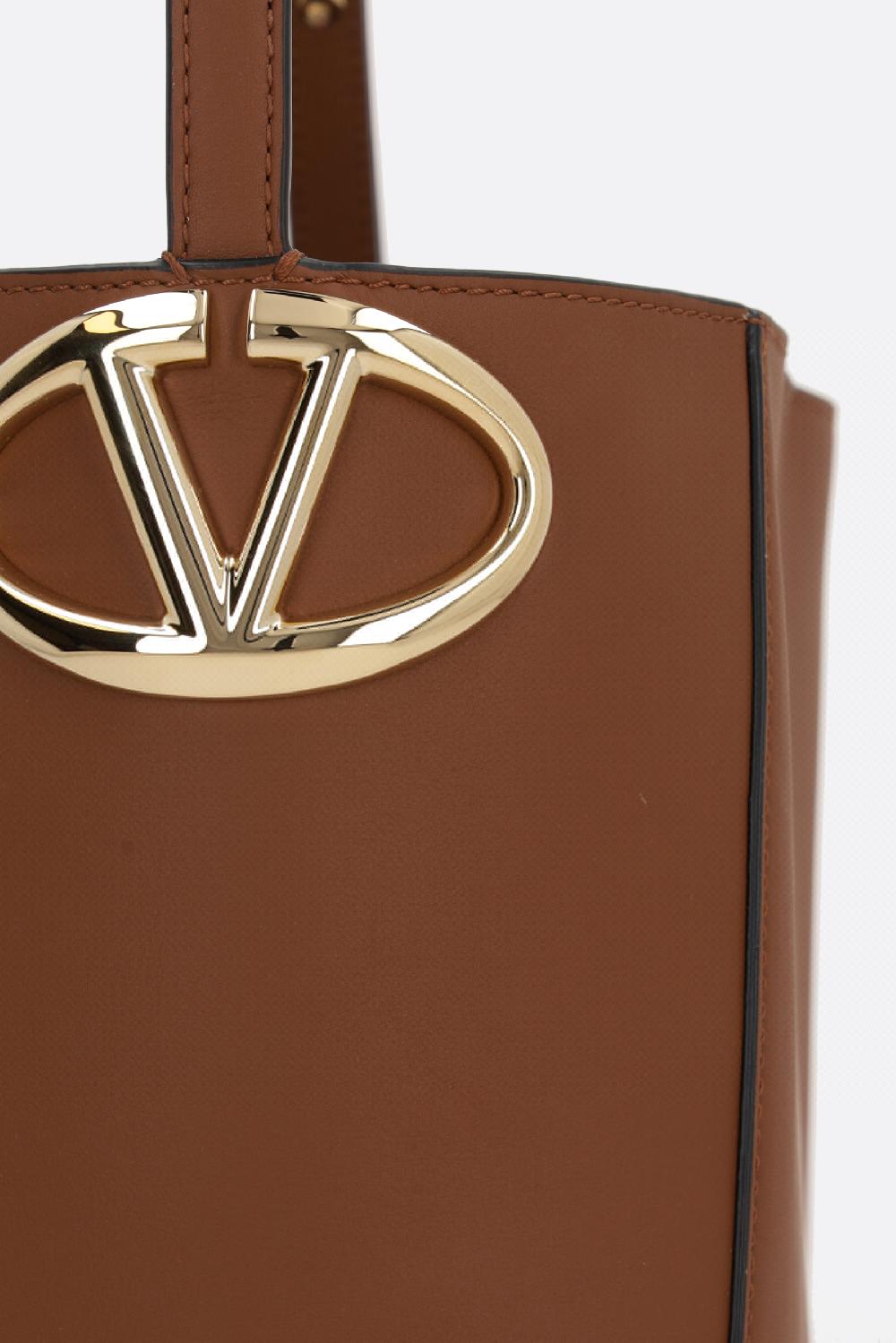 VALENTINO GARAVANI Borsa A Secchiello VLogo Side In Nappa