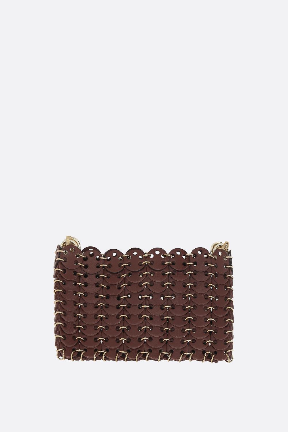 RABANNE Borsa A Spalla 1969 Nano Con Dischi In Pelle