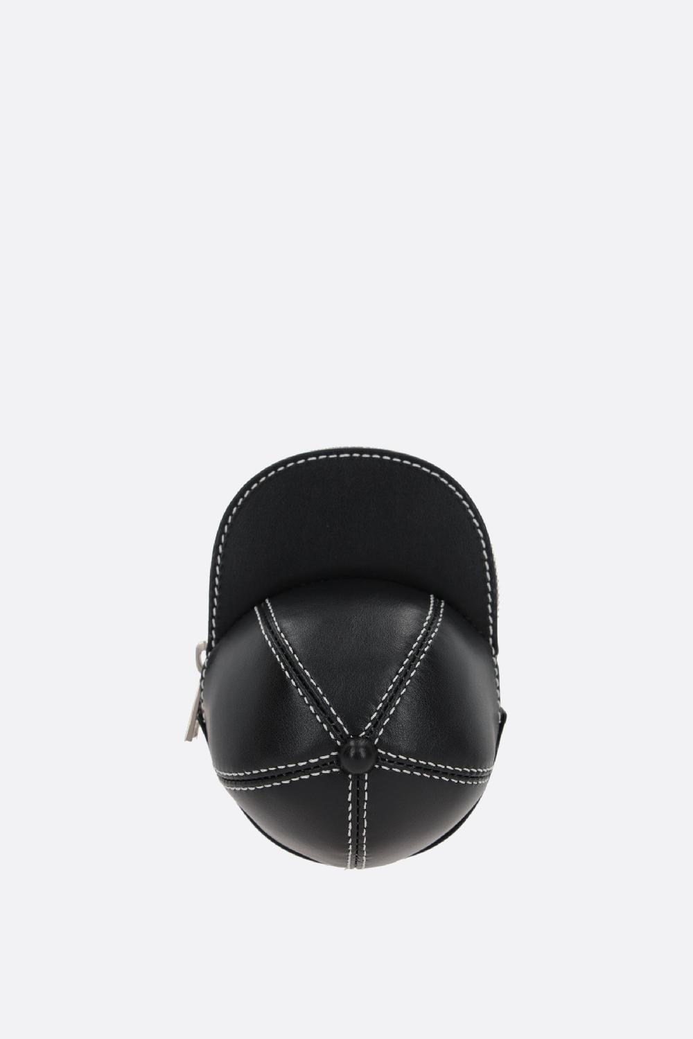 JW ANDERSON Borsa A Spalla Cap Nano In Pelle Liscia