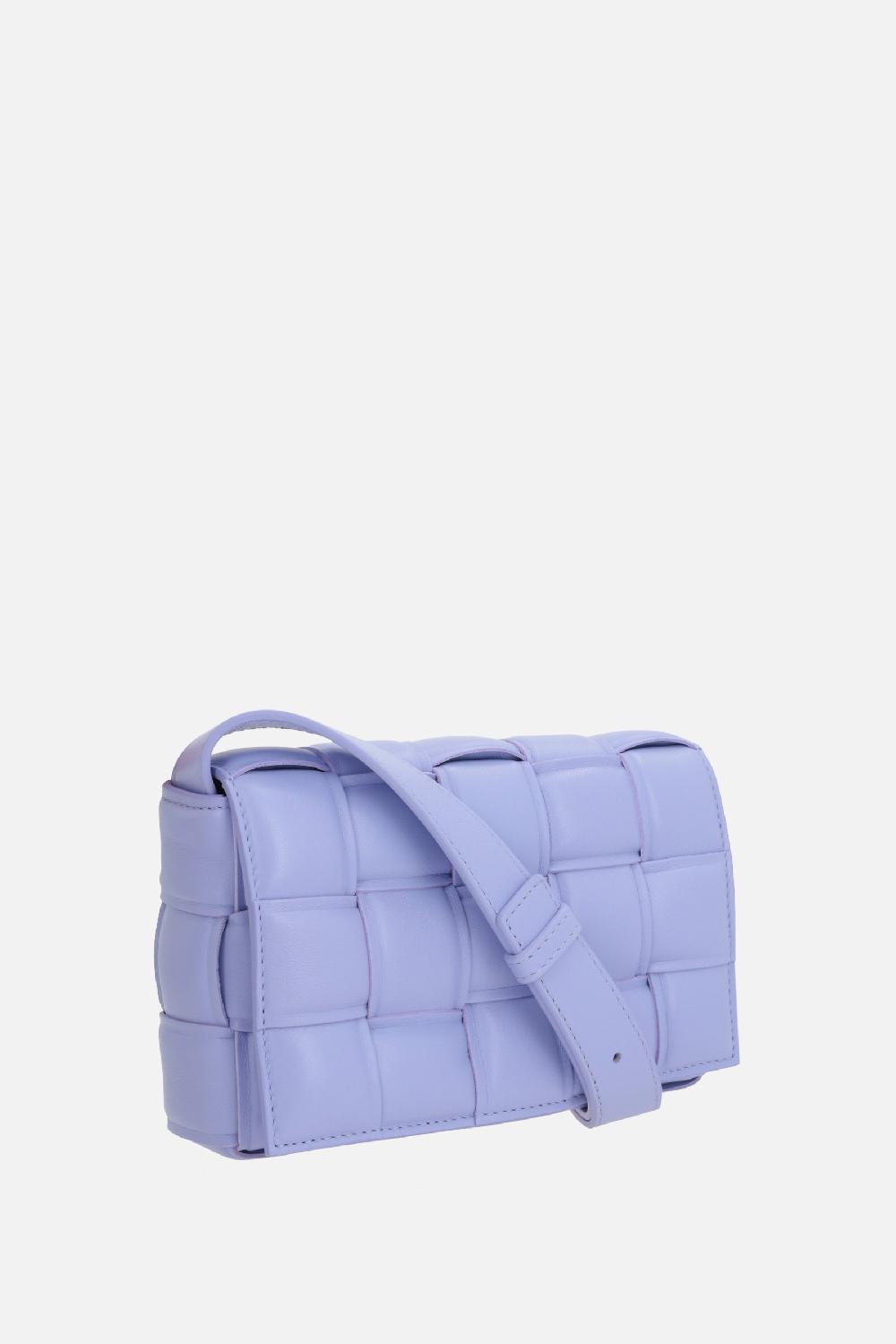 BOTTEGA VENETA Borsa A Spalla Cassette Mini In Intrecciato Nappa Imbottito