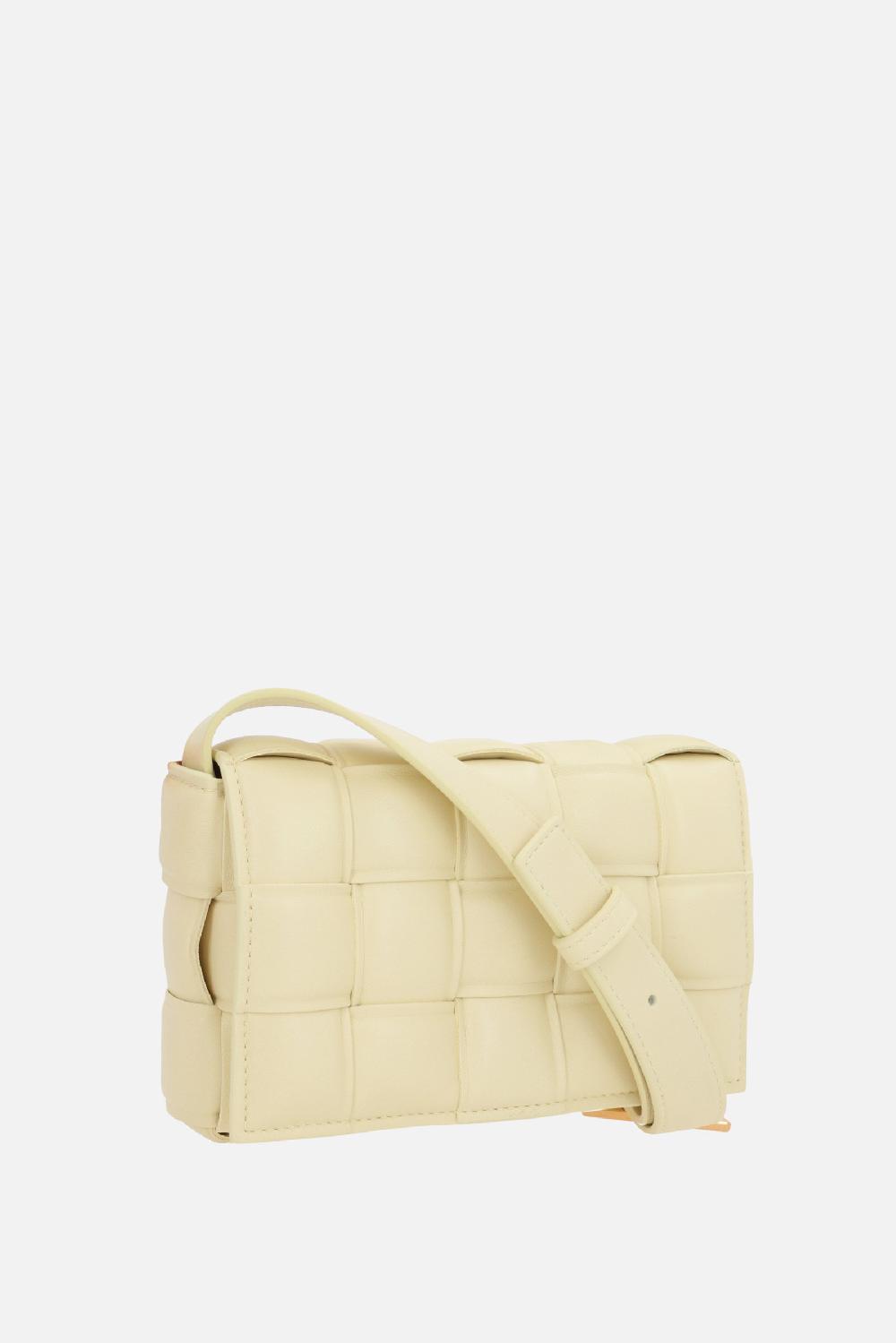 BOTTEGA VENETA Borsa A Spalla Cassette Mini In Intrecciato Nappa Imbottito