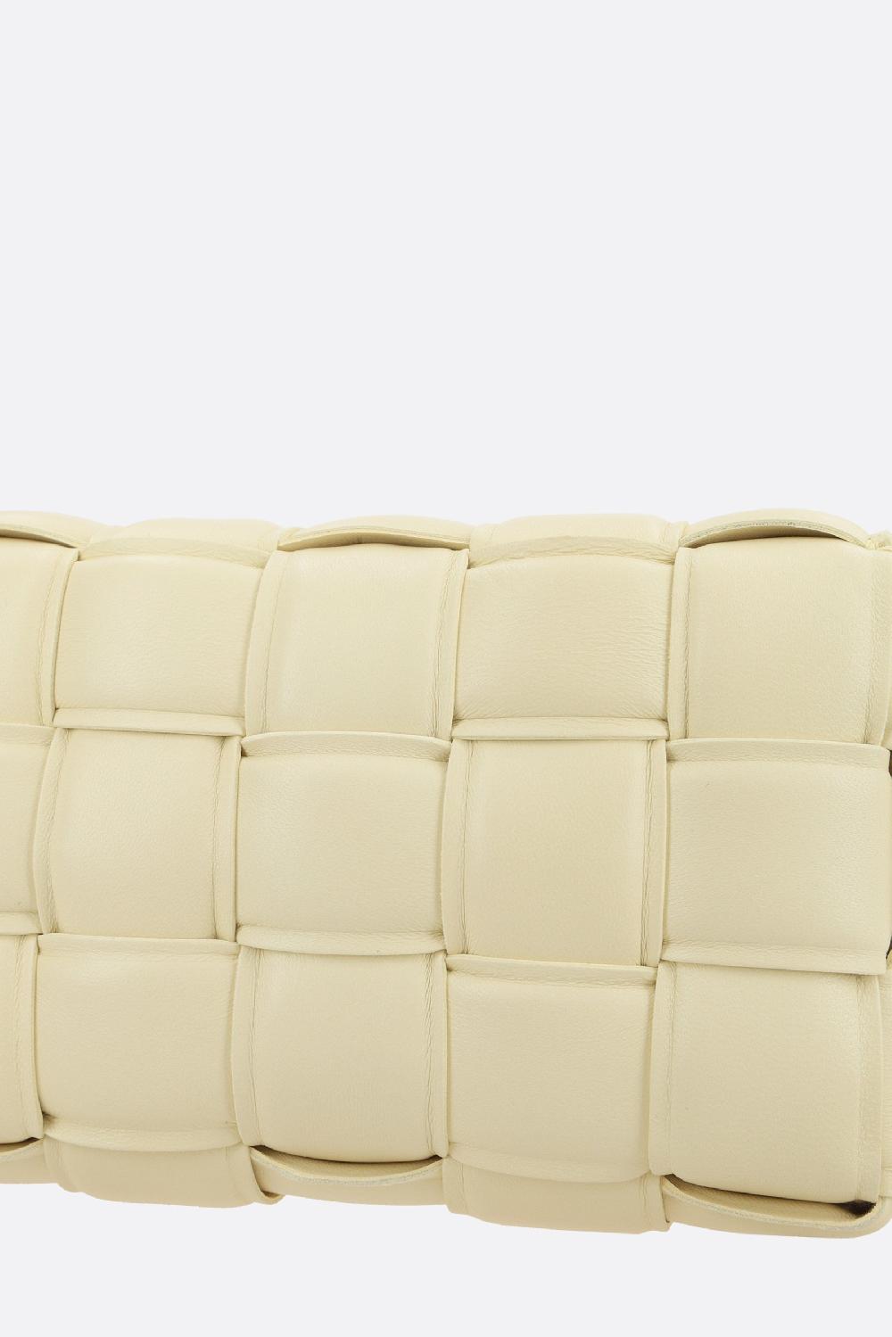 BOTTEGA VENETA Borsa A Spalla Cassette Mini In Intrecciato Nappa Imbottito